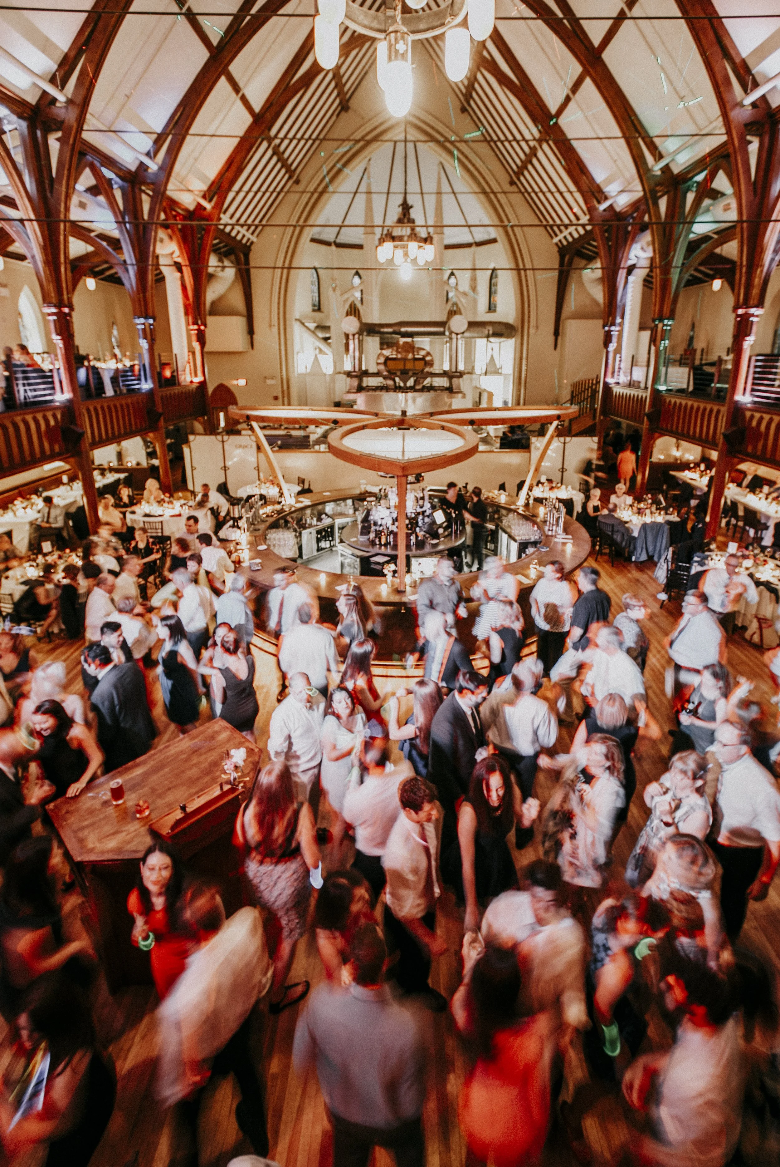 dancing during a wedding at grace, portland, maine