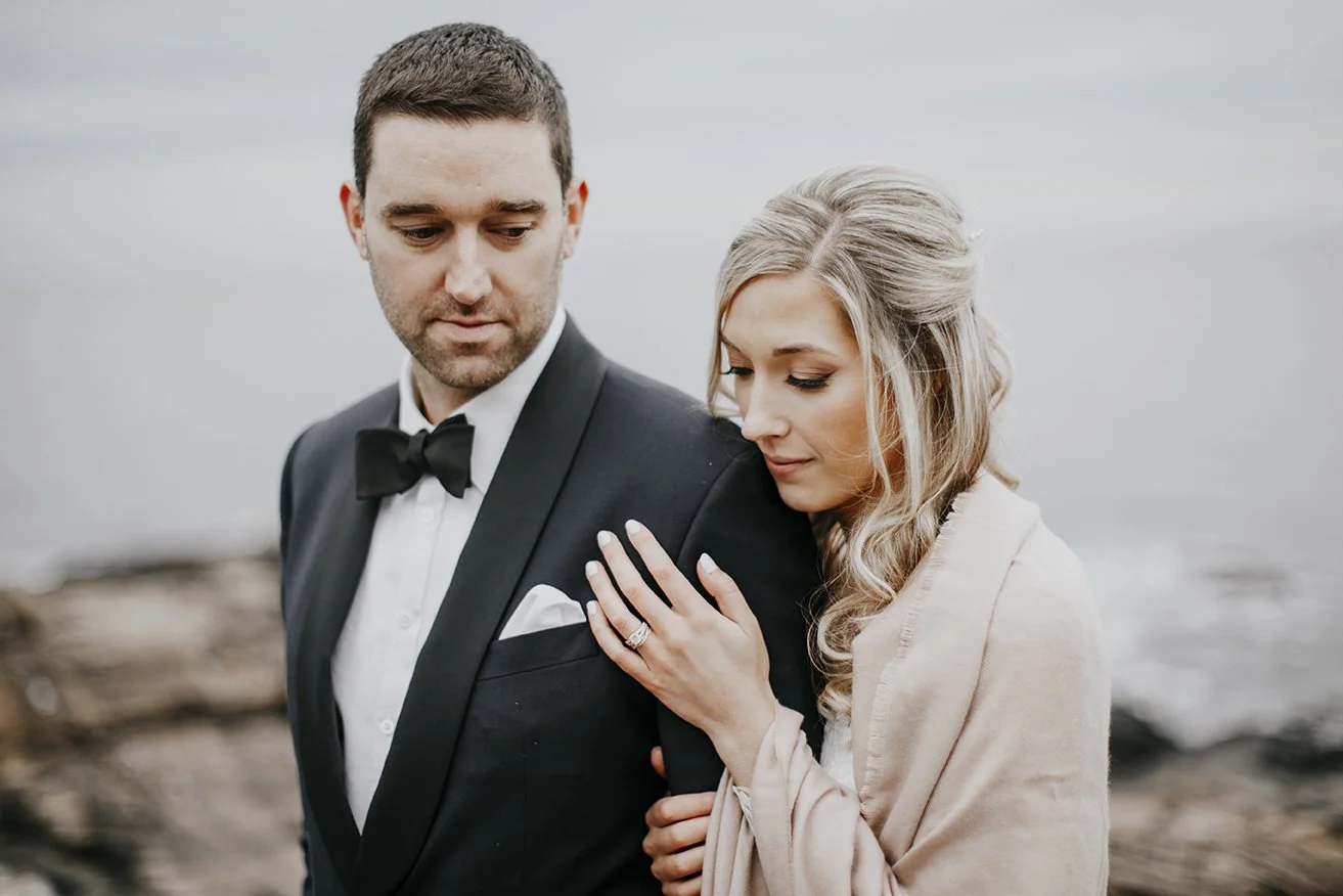 Tory + Adam's seaside wedding, Cliff House, York, Maine.