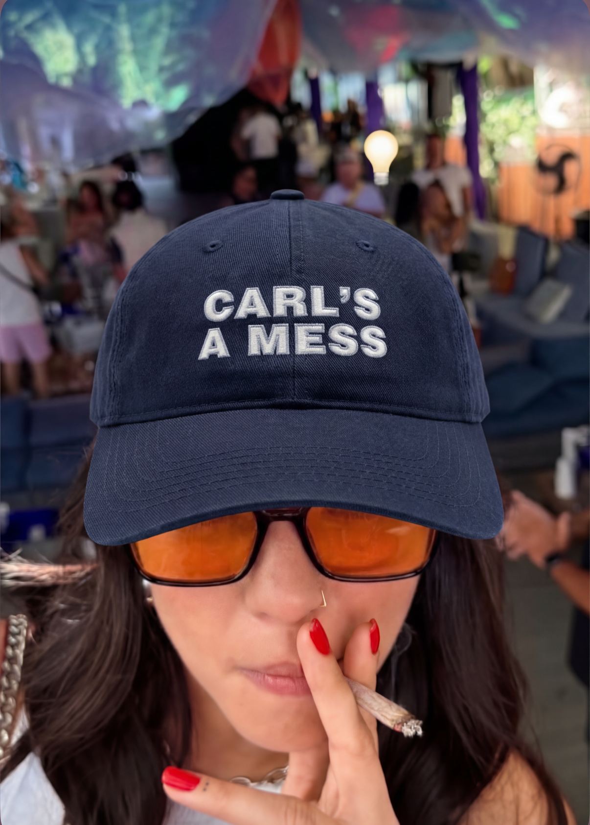 Carl's a mess