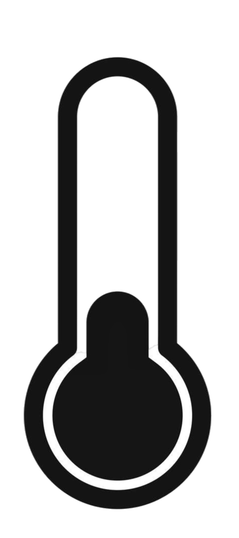 Icono de ahorro energético y confort térmico en persianas de malla solar para el hogar.