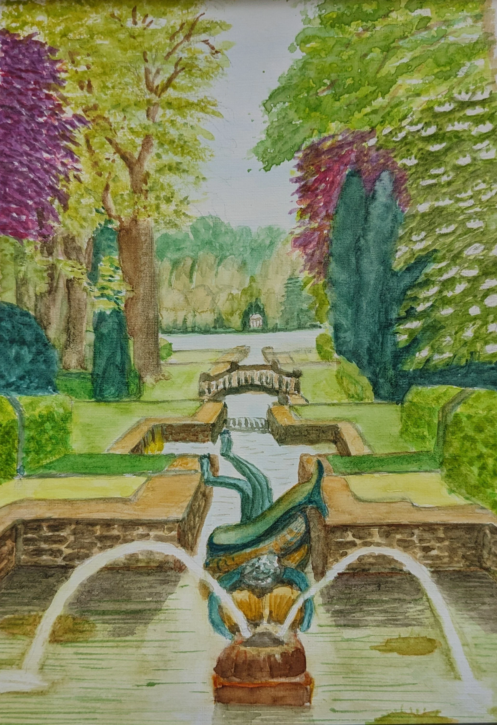 Lord Faringdons home garden feature