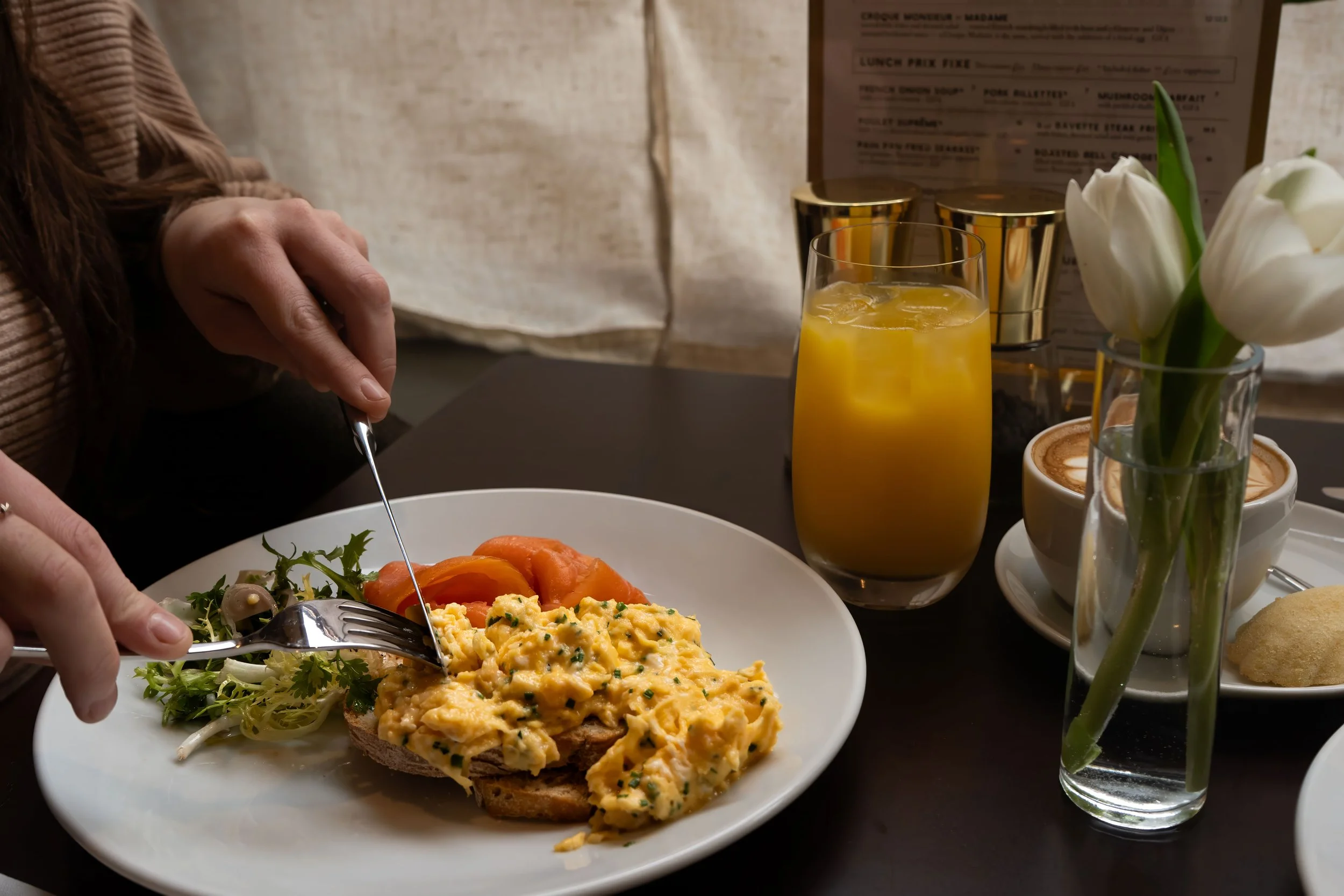 Brunch at Brasserie Quartier in Durham city centre