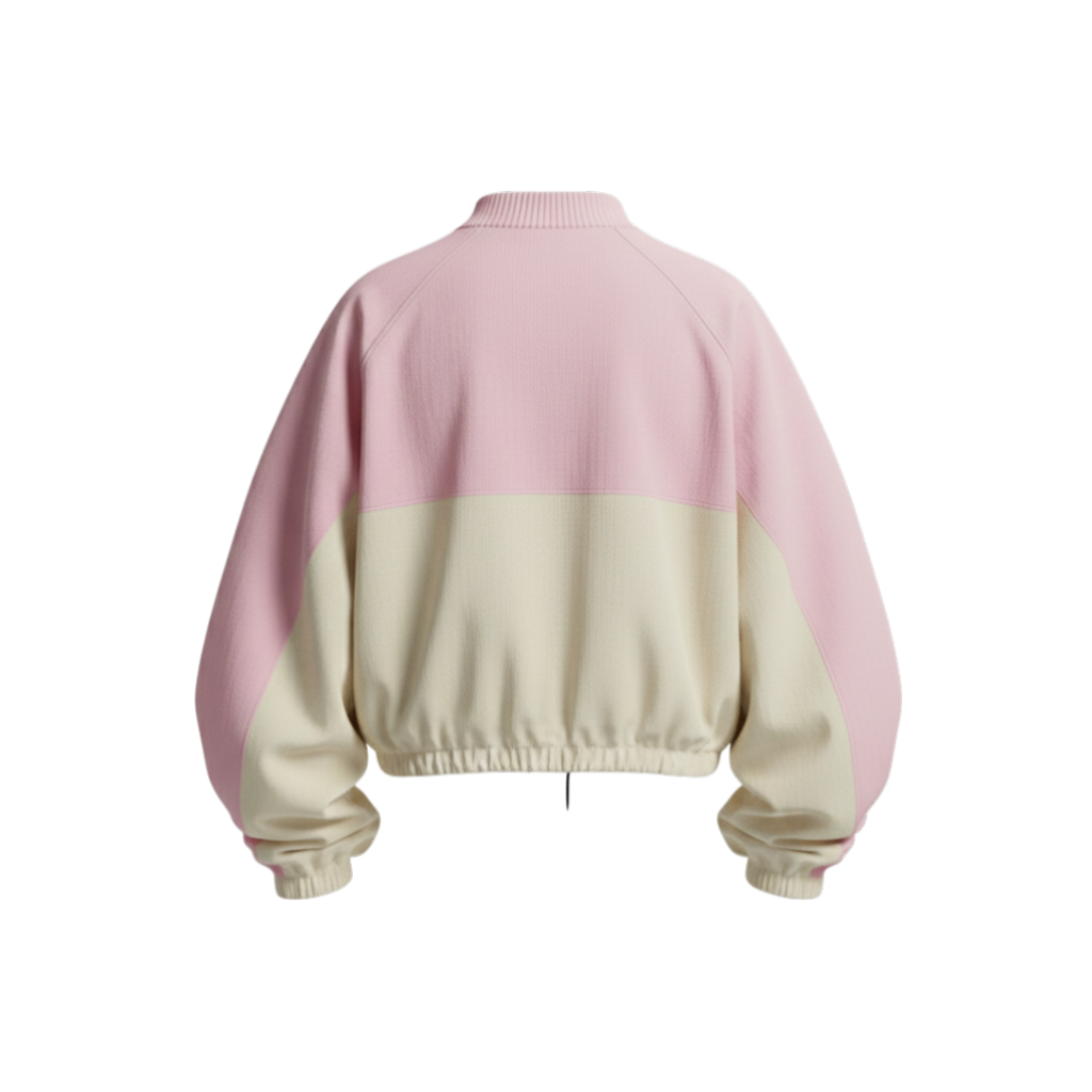 VP BOMBER WINDBREAKER PINK CREAM BACK.png