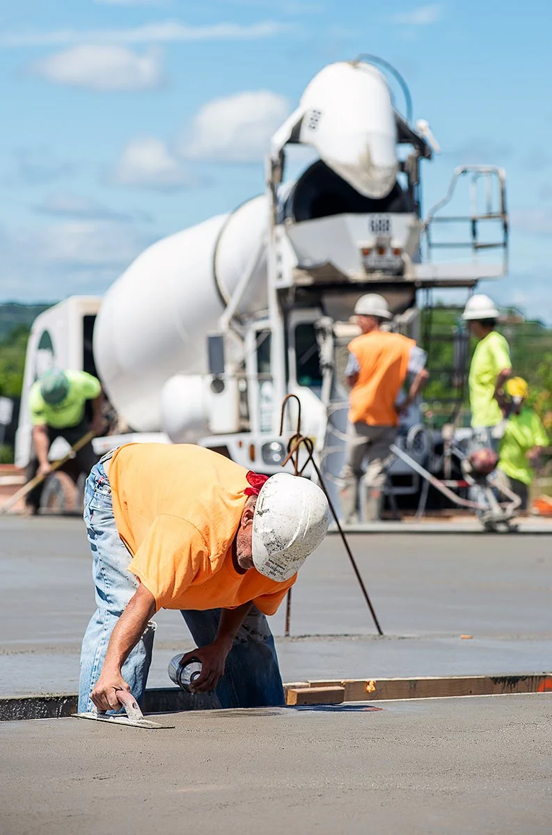 Warehouse Pad Concrete Pour