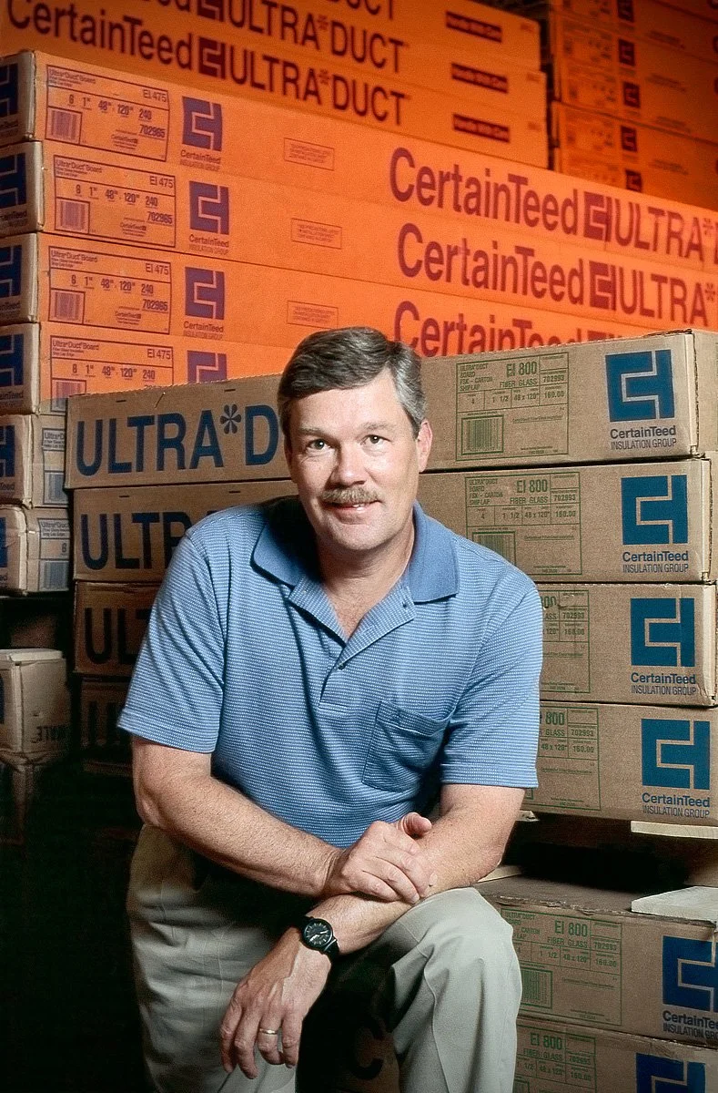 Executive Portrait in Insulation Warehouse