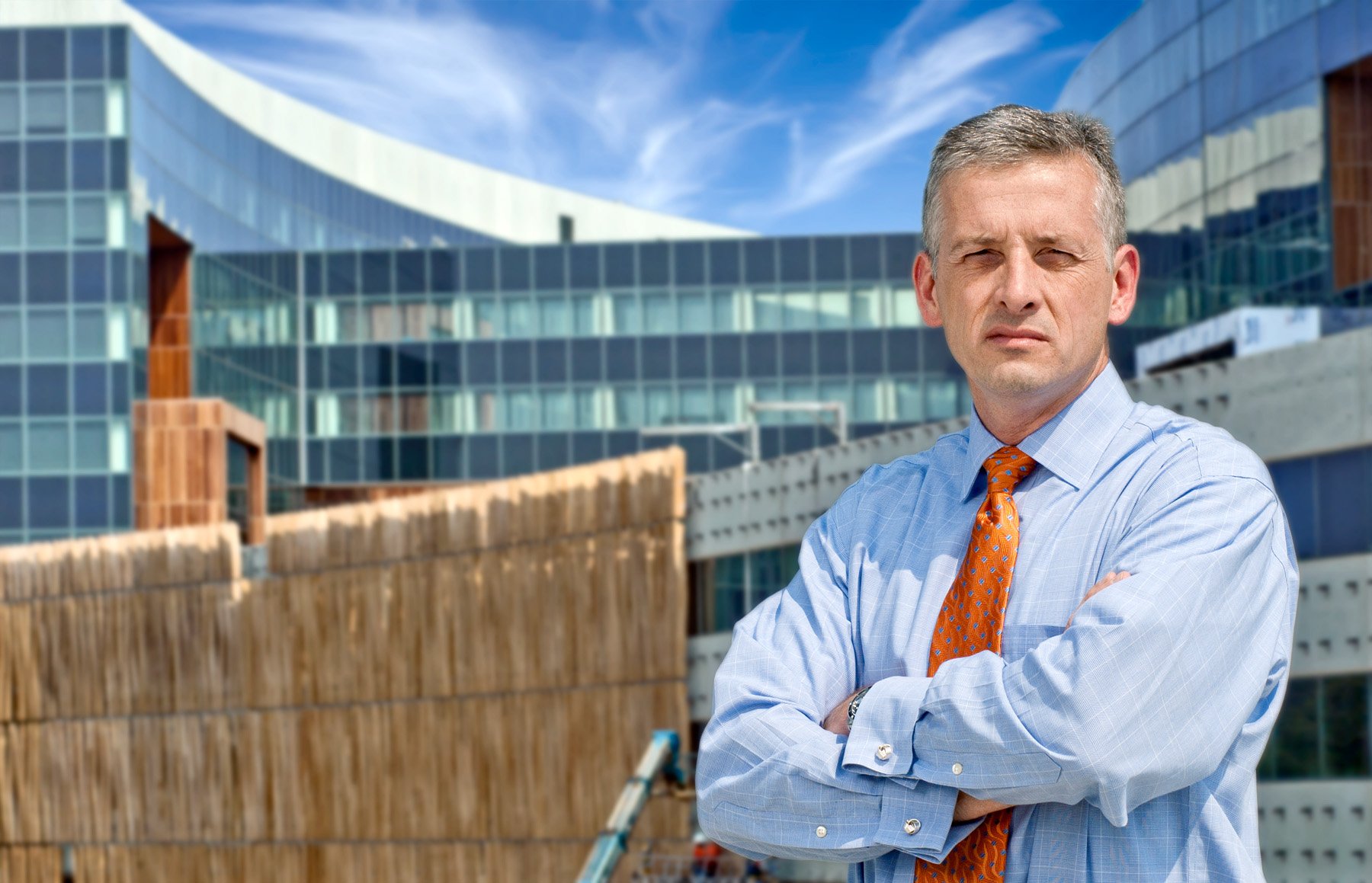 VP of Operations on Construction Site