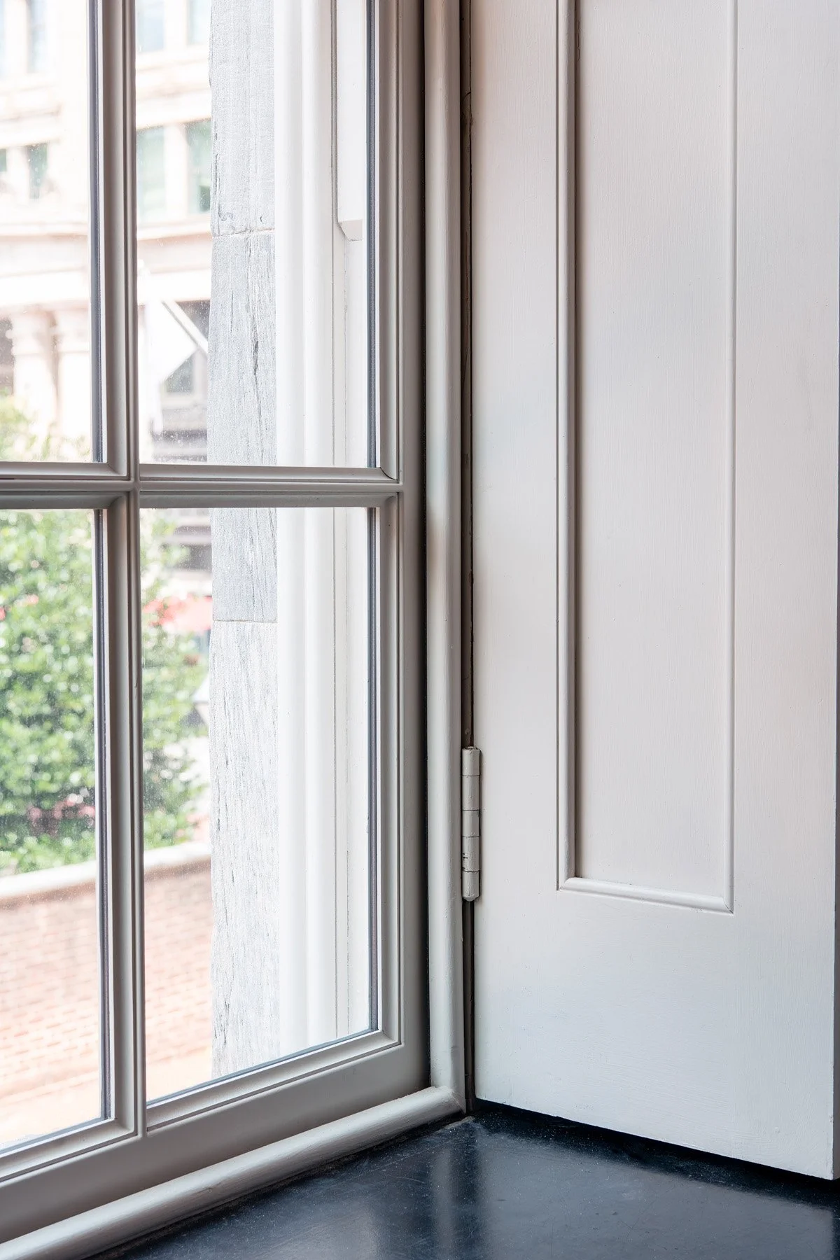 Window detail, Second National Bank of the United States