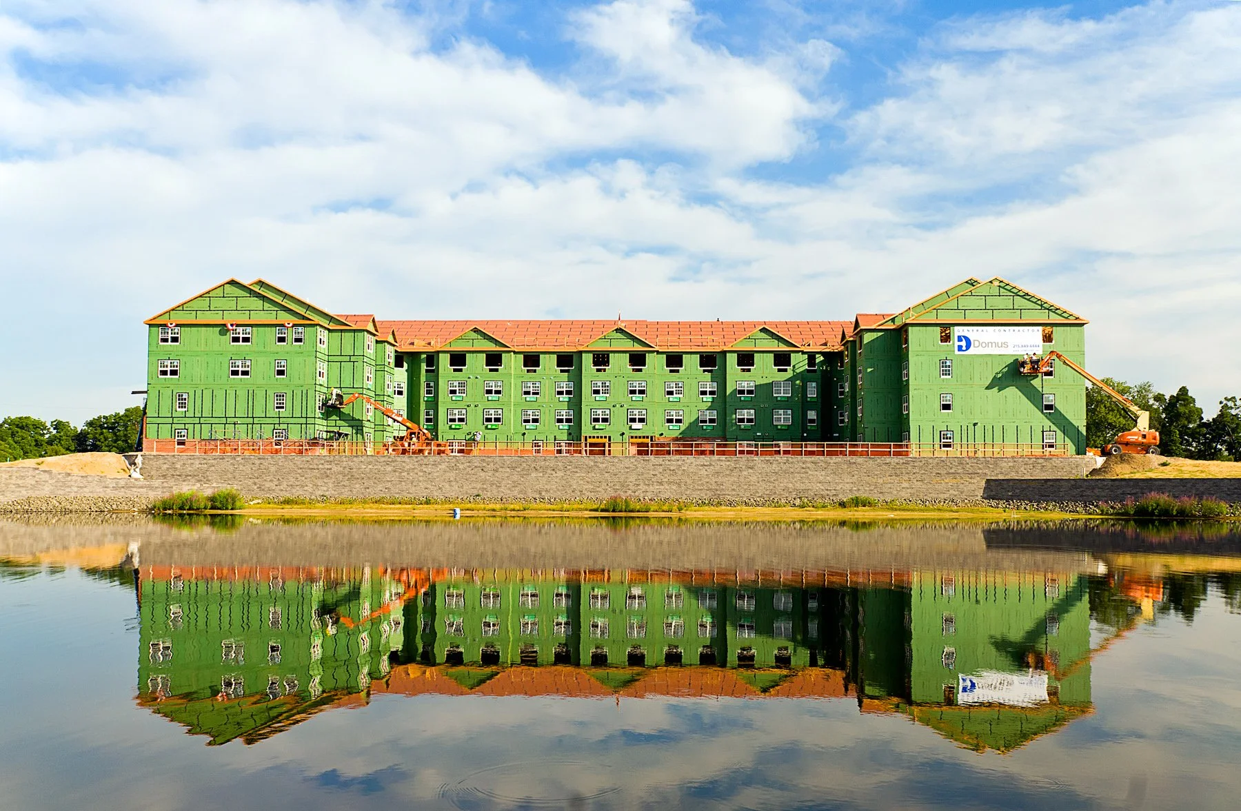 Wall Sheathing at Senior Living Center