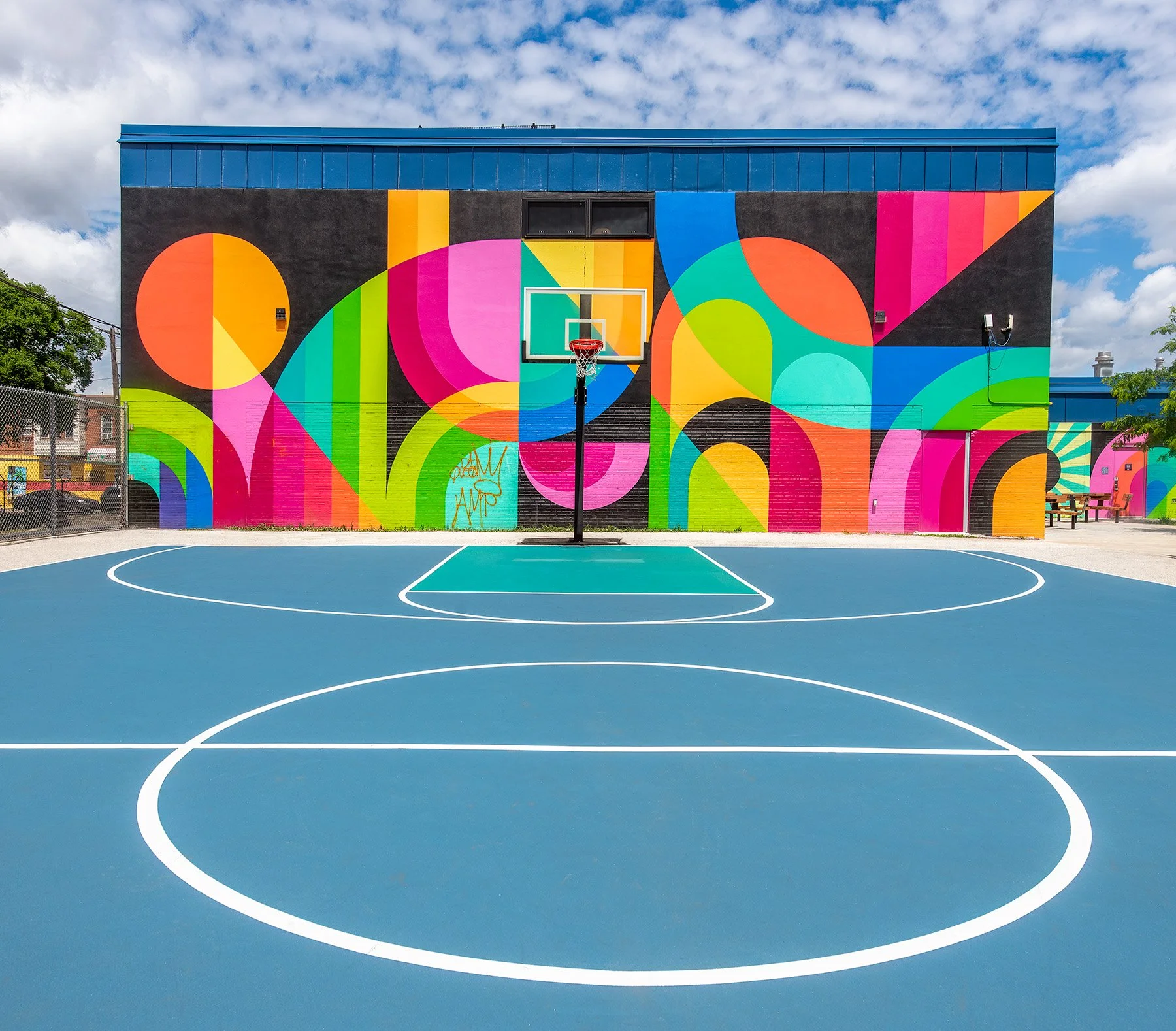 Basketball Court at Neighborhood Rec Center