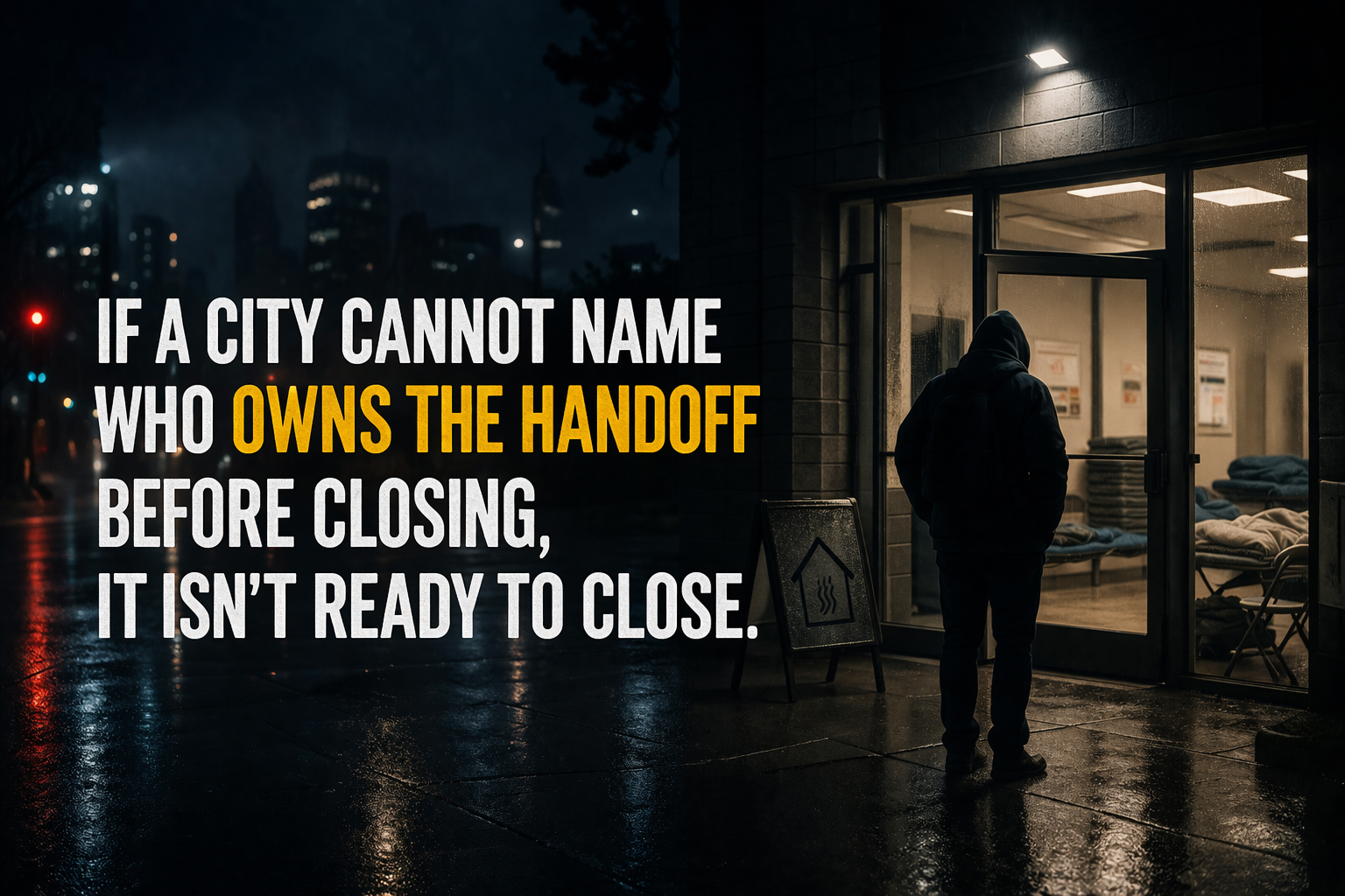 When Warming Centers Close, Cities Still Own the Fallout