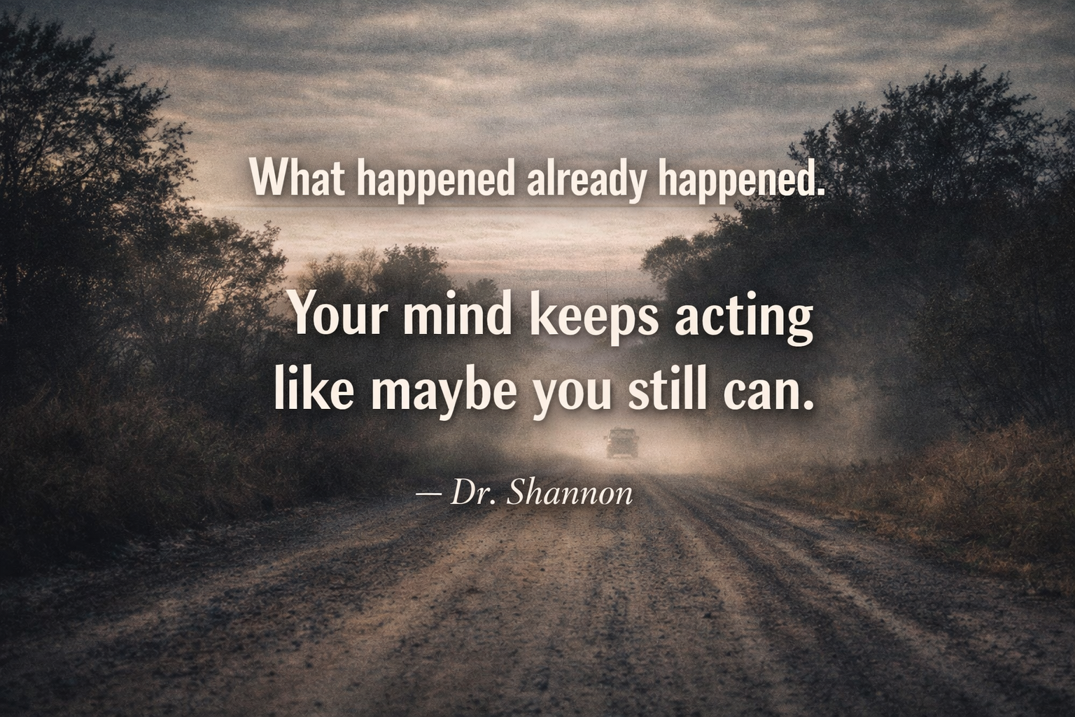 What do I have to let go of to actually move forward?