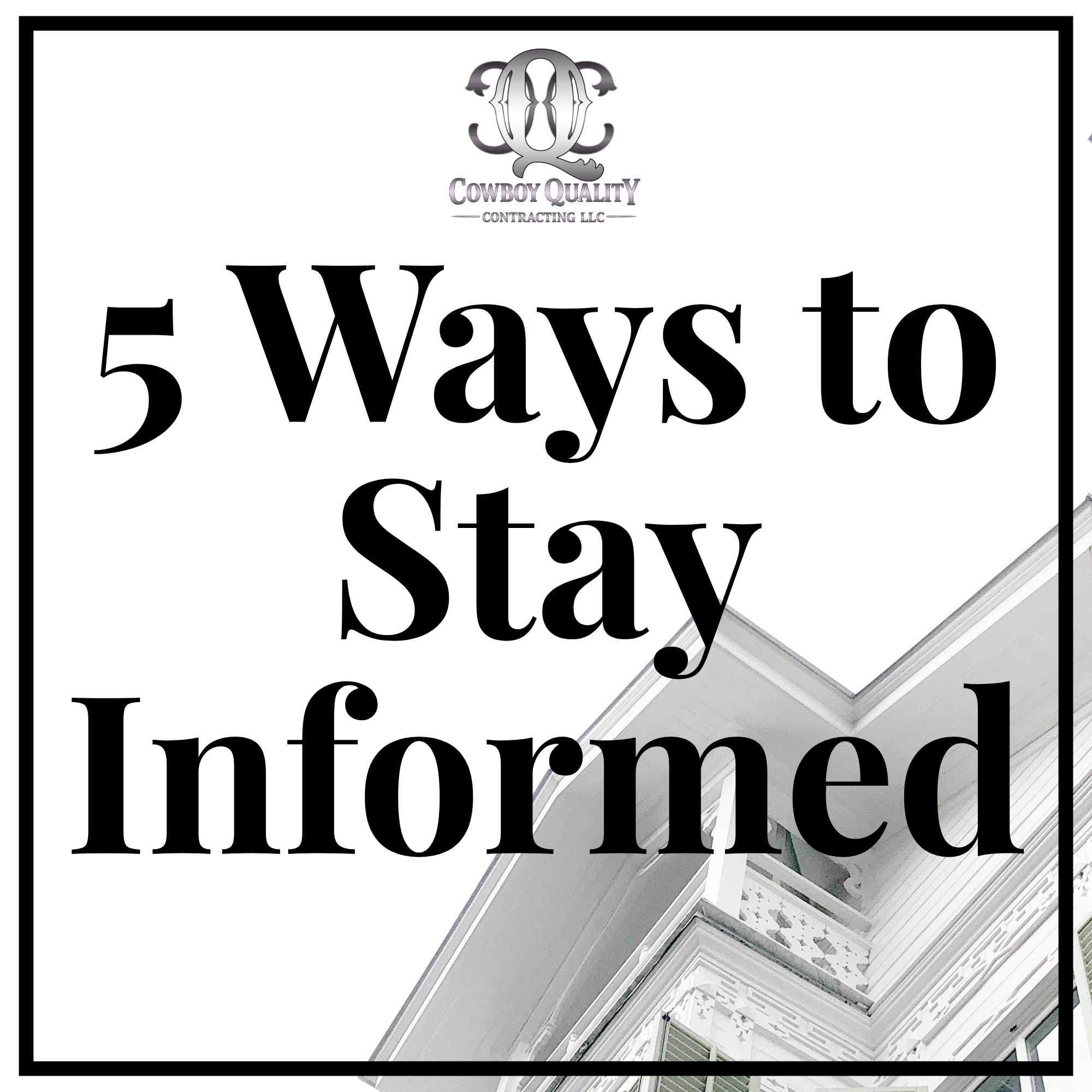 5 Ways to Stay Informed