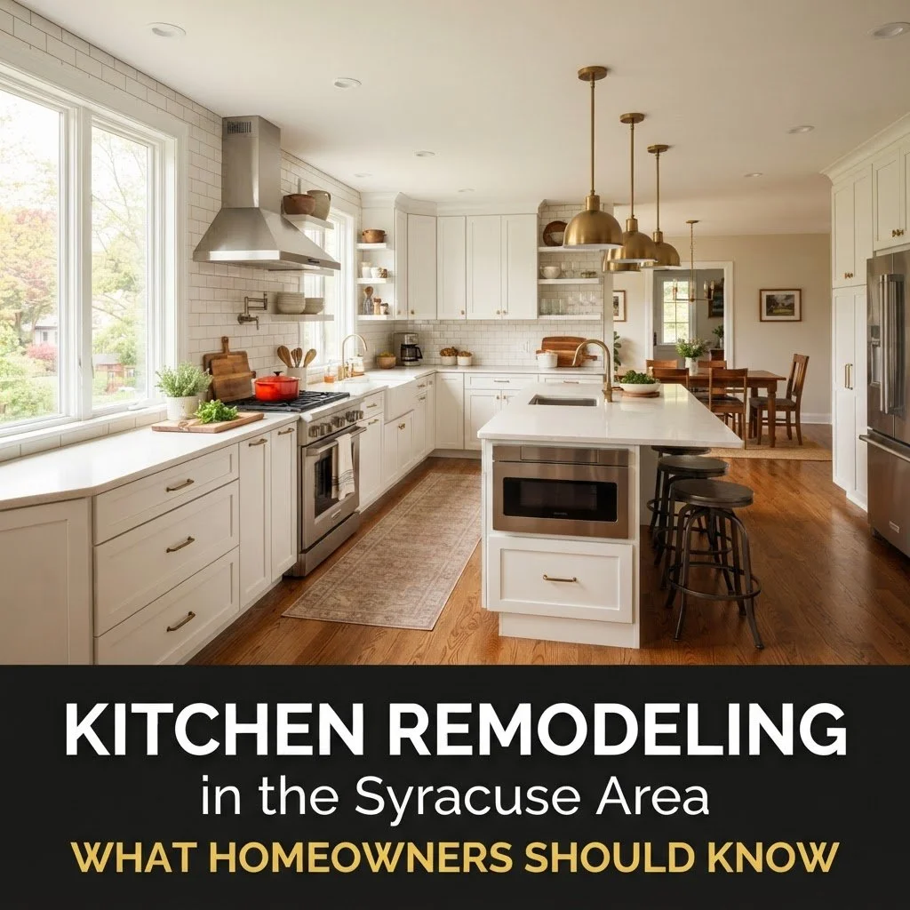 Kitchen Remodeling in the Syracuse Area: What Homeowners Should Know&nbsp;