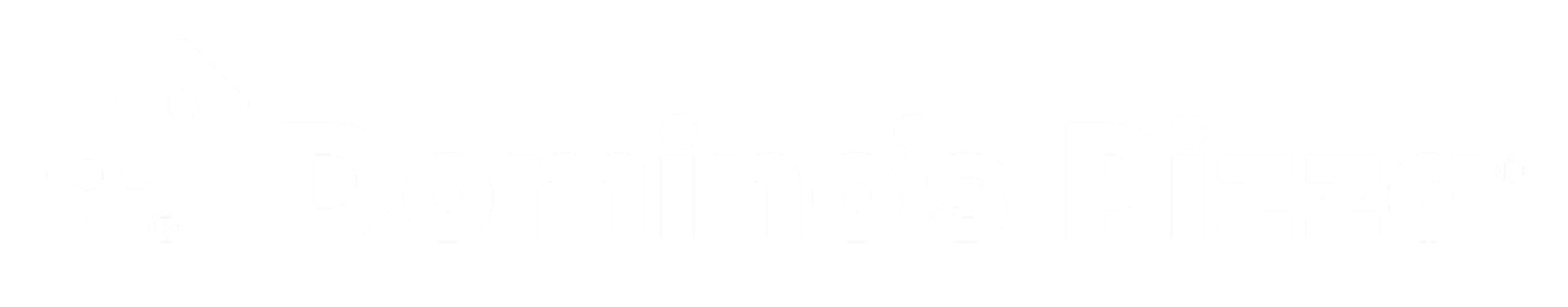 Logo for Domino's Pizza, featuring a stylized domino tile and the text 'Domino's Pizza'.