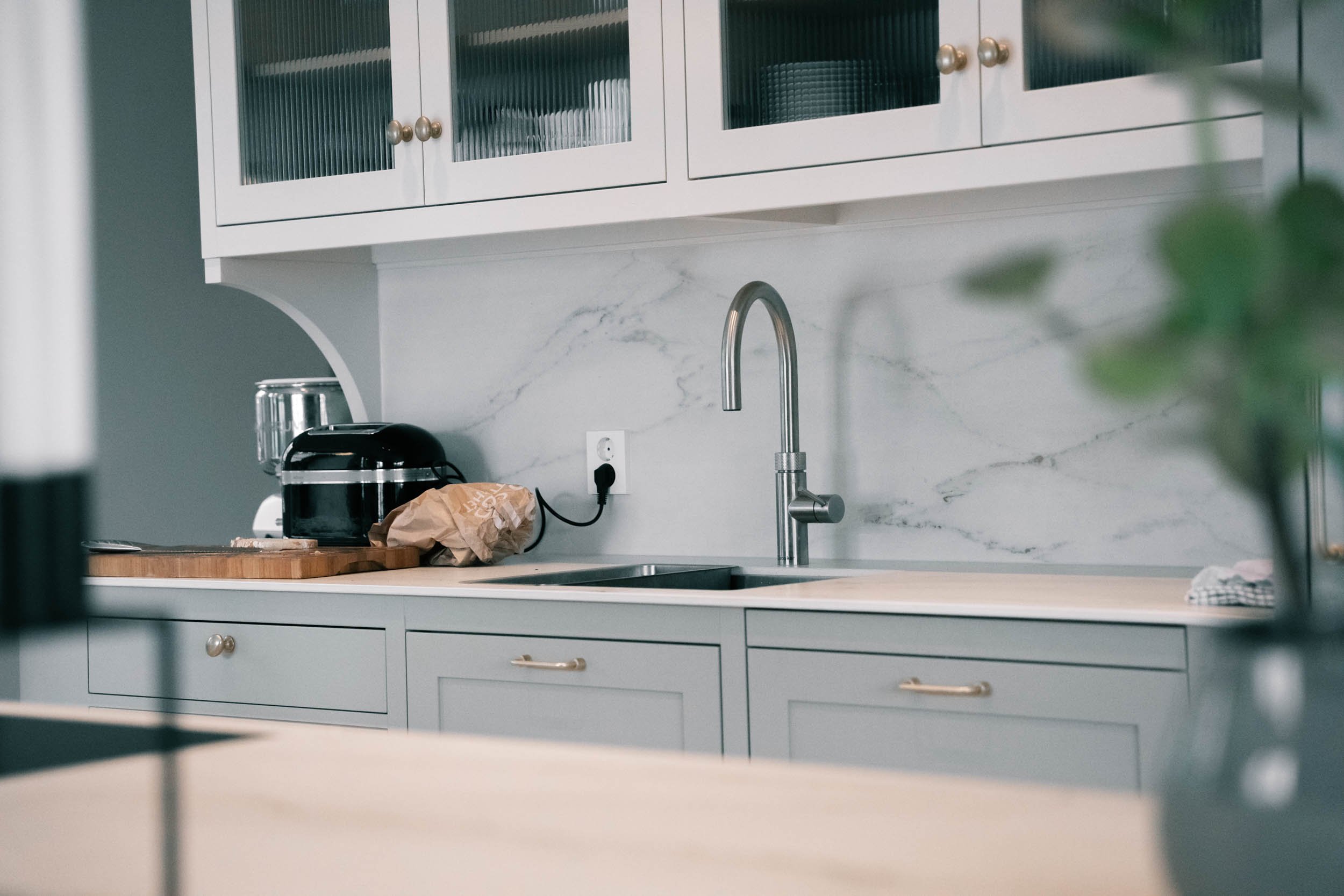 Profesjonelle referansebilder av bad levert av K. Lund til markedsføring