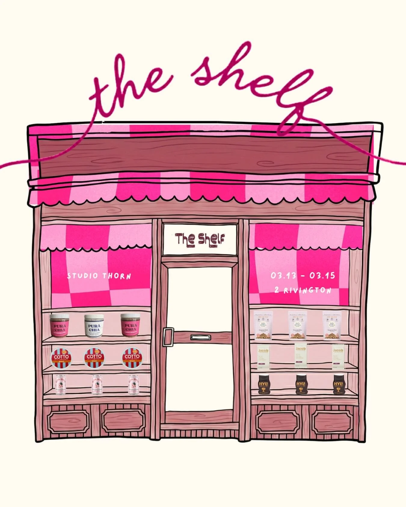 Pura Chia popping up at The Shelf this weekend &mdash; alongside some amazing brands.

Come try our chocolate + vanilla chia puddings.

📍 2 Rivington
📅 March 13&ndash;15

@theshelfnyc