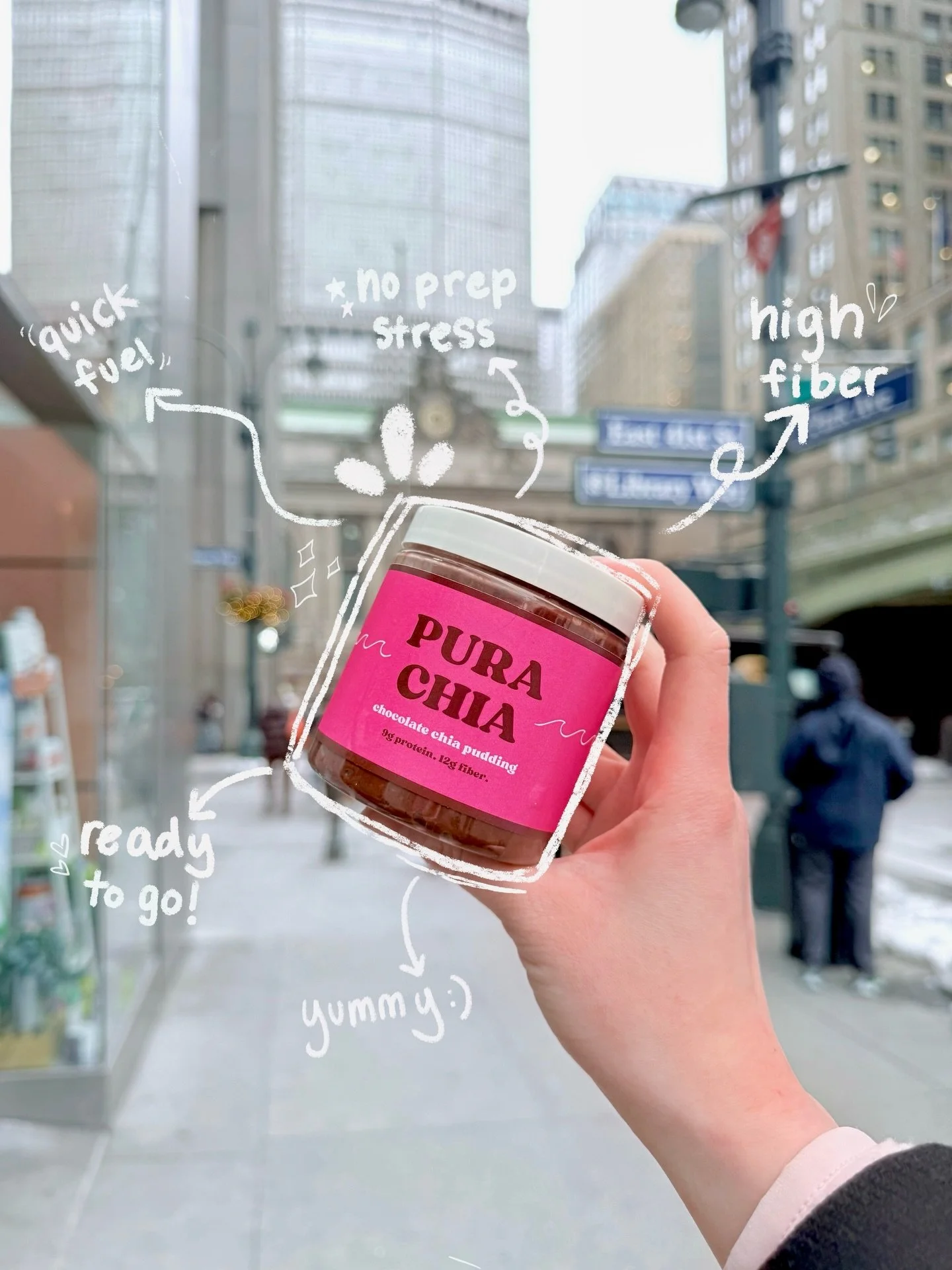 The city never sleeps. Fuel with Pura Chia⚡️🏙️🏃&zwj;♀️

#purachia #chiaseeds #healthyfuel #chiapudding #healthyfood