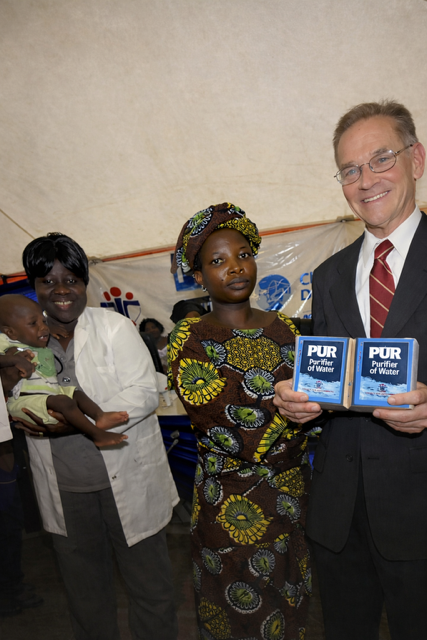 Fulfilling a vision God gave me, John Pepper came out of retirement to deliver the first billionth liter of water provided by the P&G packets. This had climbed to 25 billion liters by 2025.