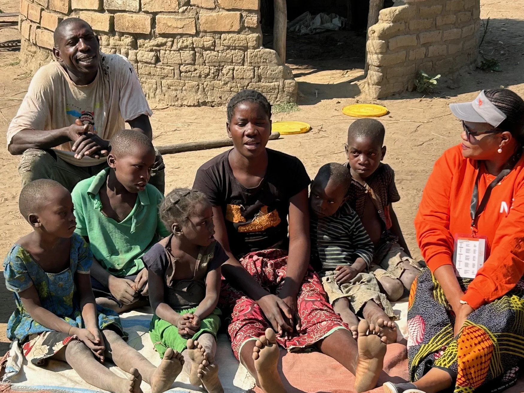 Kenita, Allen, and family live in a remote part of Zambia, literally at the end of the road.  They had lost a child due to contaminated water and had almost lost hope, before World Vision brought them clean water.