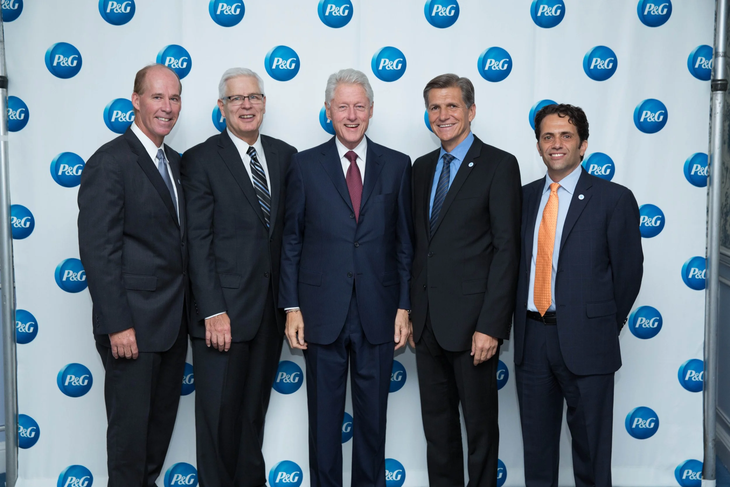 Days after my house was flooded we launched "Flash Flood for Good" with Rich Stearns, then President of World Vision US; President Clinton; Marc Pritchard, P&G Brand Building Officer, and David Clark.