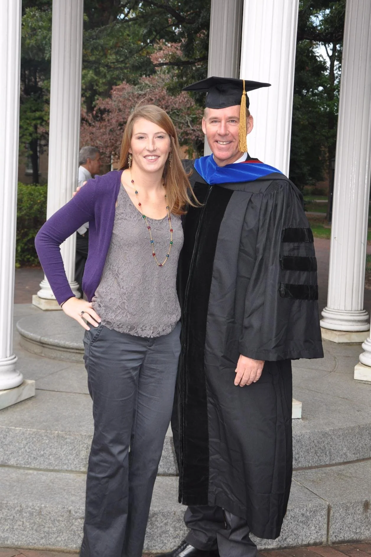 With my daughter, Ashton, being recognized as 2012 Alumnus of the Year at my alma mater, the University of North Carolina-Chapel Hill