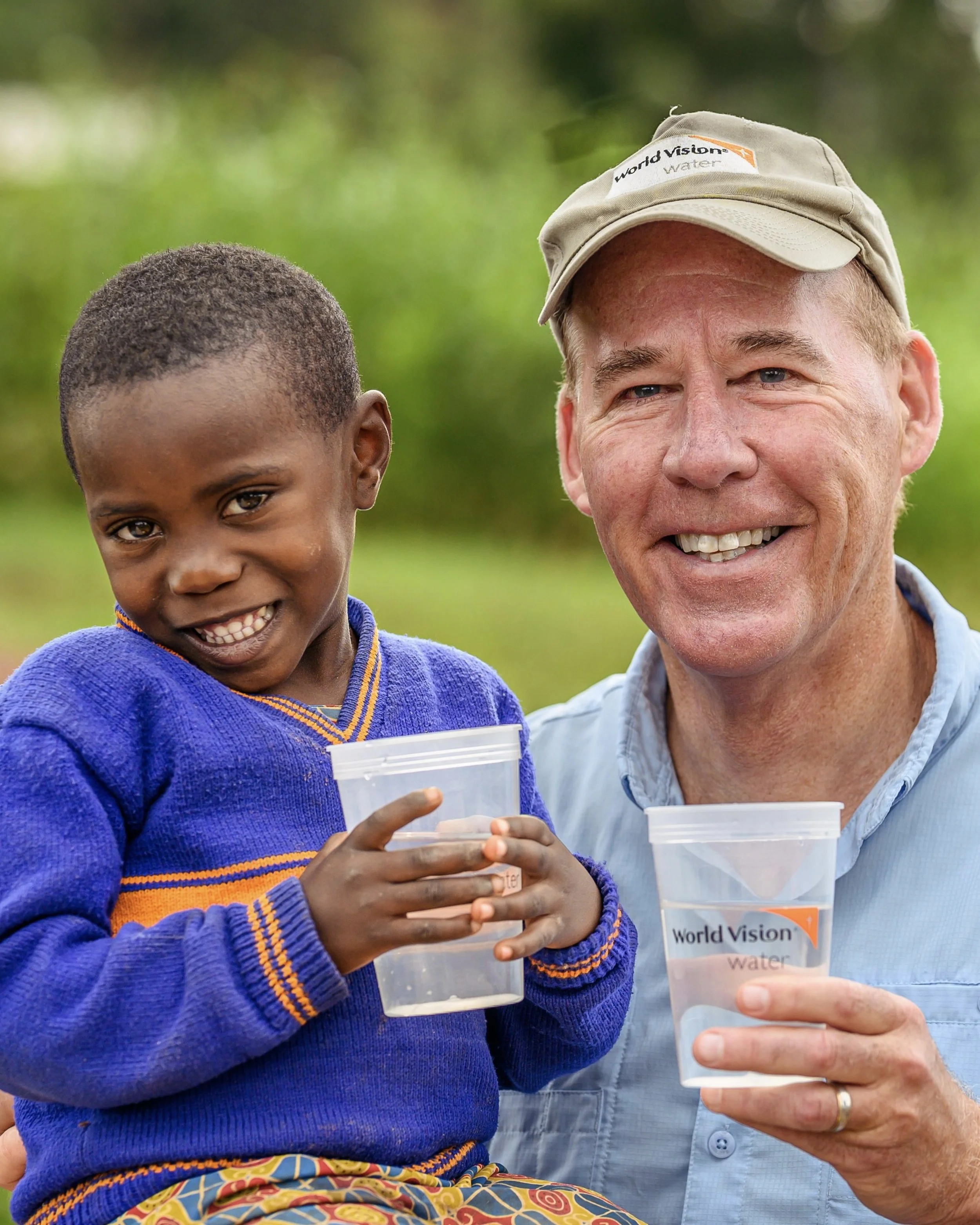 Little Jeannie was part of the family representing the one millionth person reached with water access as we finished the job in Rwanda.