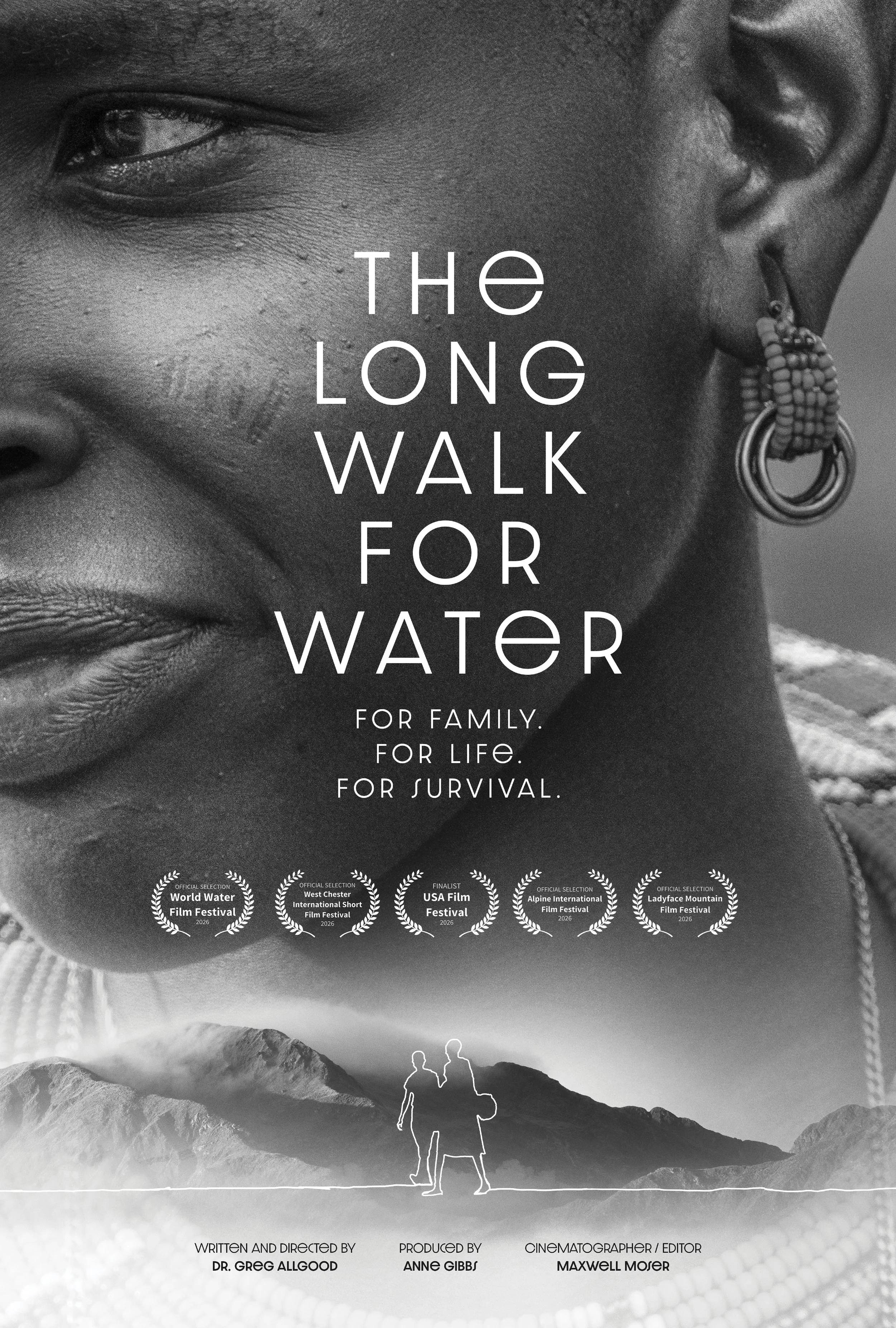 Poster for the film "The Long Walk for Water"
