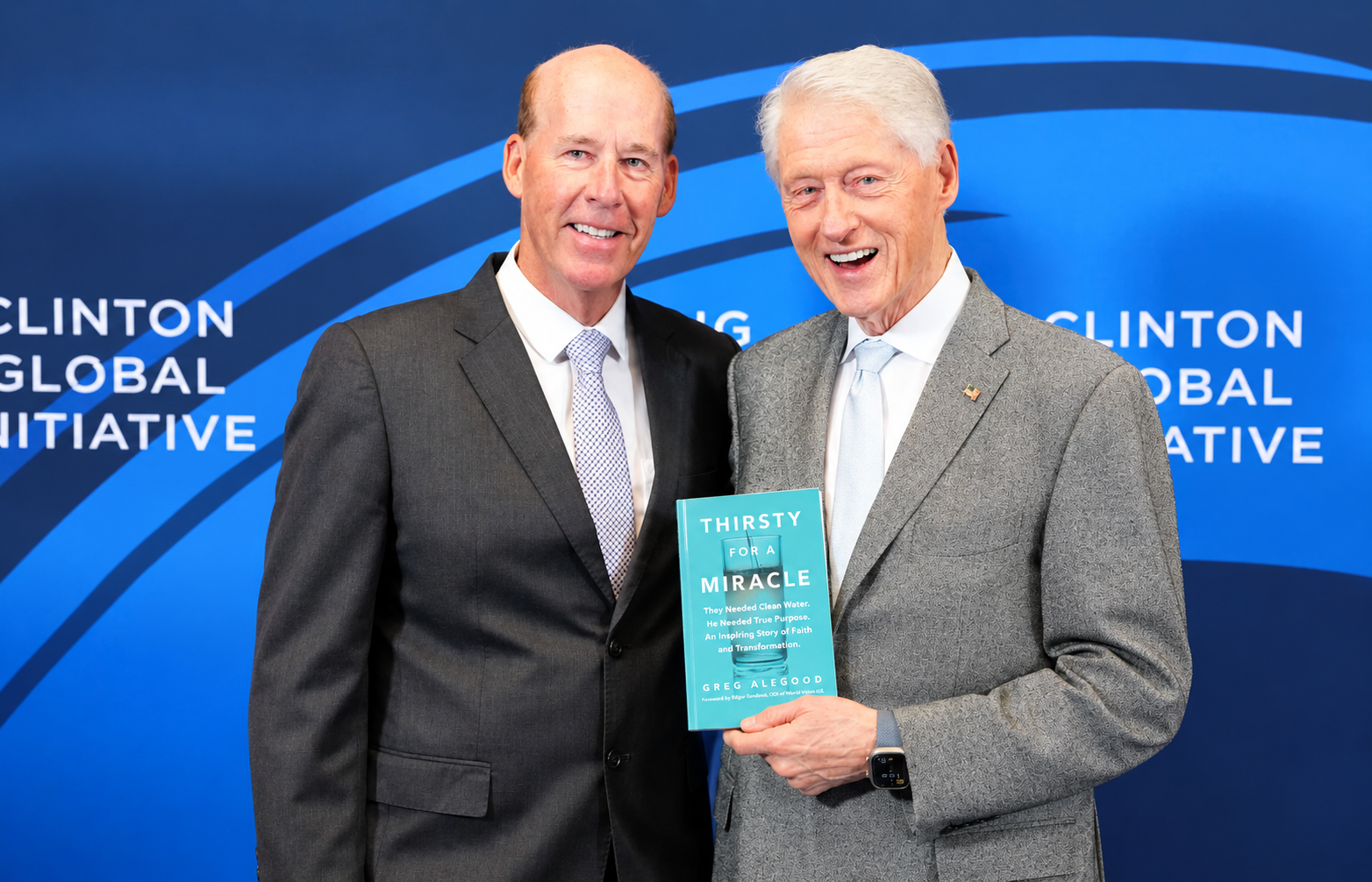 Book launch at Clinton Global Initiative.