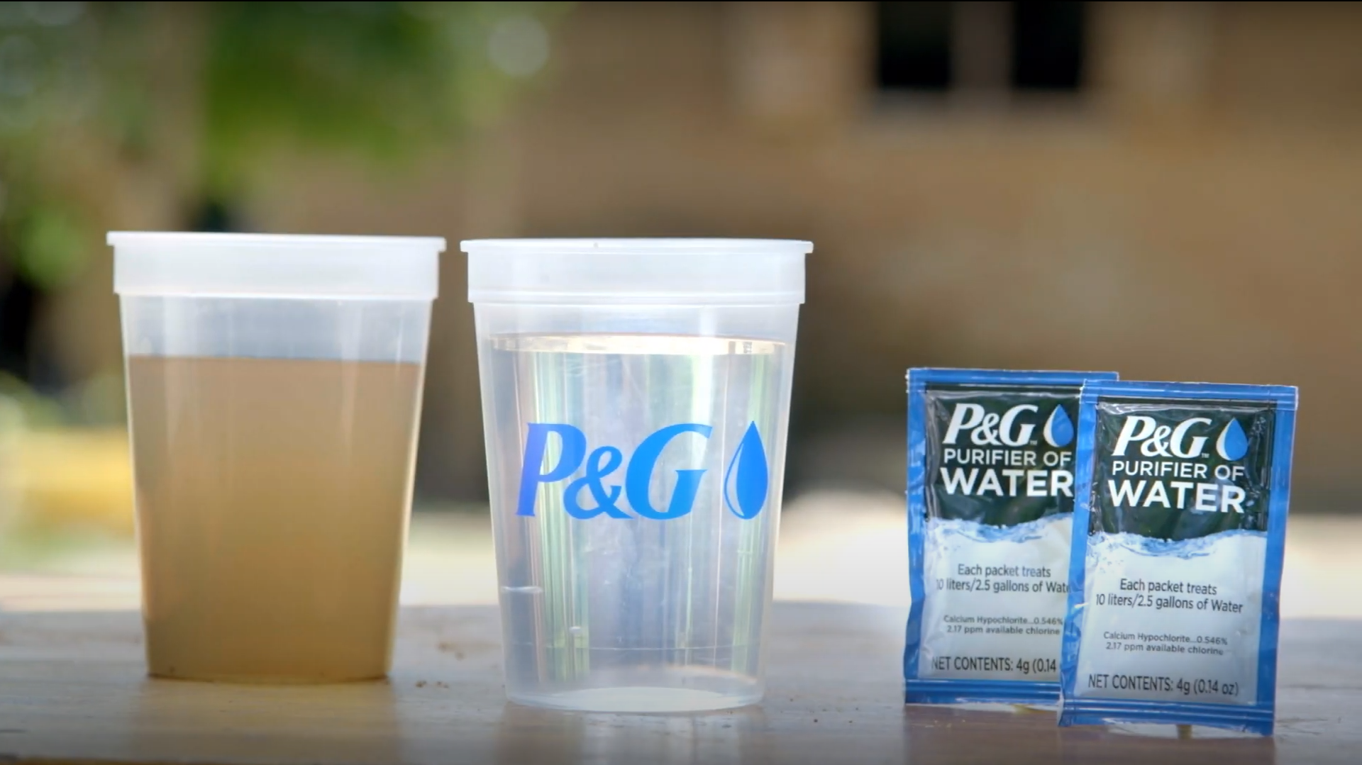 Renaming of the packets from "PUR" to "P&G" and the building of a new manufacturing plant in Singapore, gave me confidence the program would continue following my retirement from P&G.