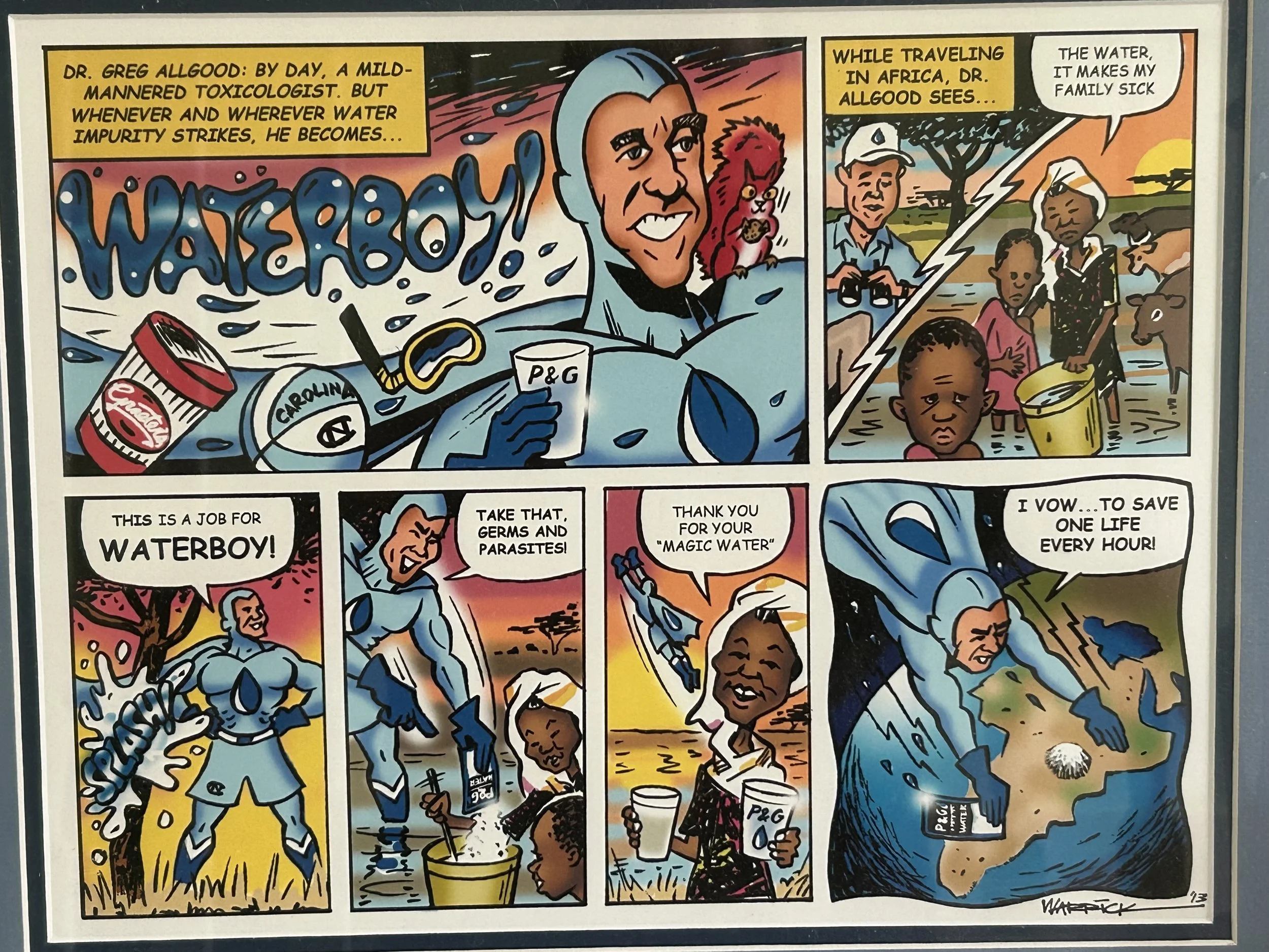 Not only did I have an unhealthy super hero complex, but P&G branding reinforced it.