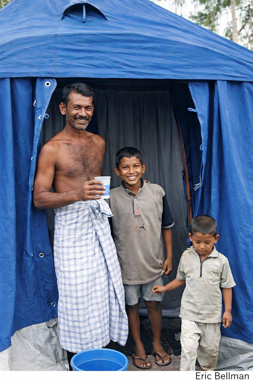 This photo and the accompanying story in the Wall Street Journal summarizing P&G's response to the SouthEast Asia tsunami, helped establish the P&G program as a not-for-profit.