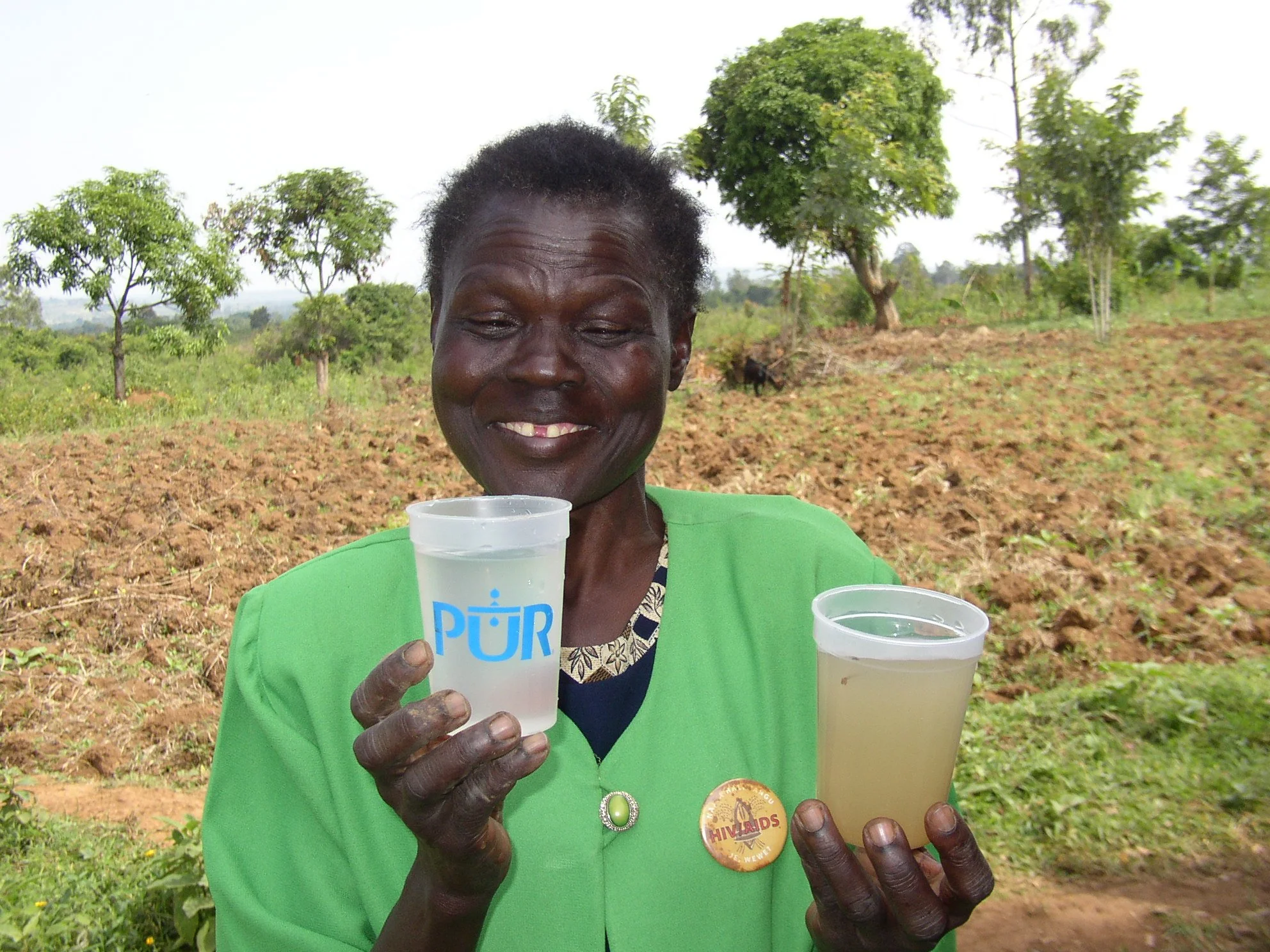 Meeting Jemima Odo, who told me that the PUR packets (prior to rebranding as P&G packets) saved her life, inspired me to create the not-for-profit Children's Safe Drinking Water Program.
