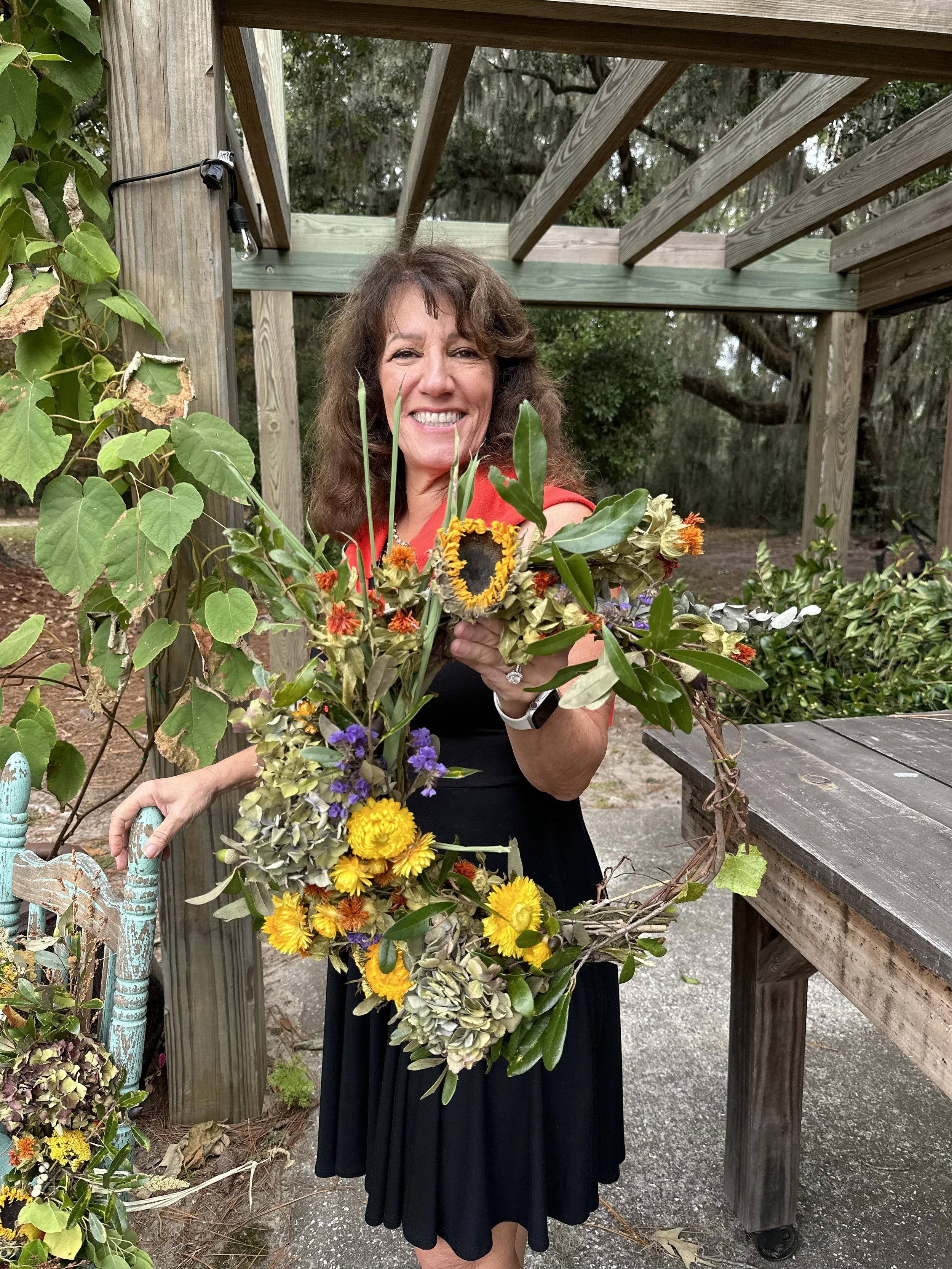 Fall Dried Wreath Workshop/Luncheon