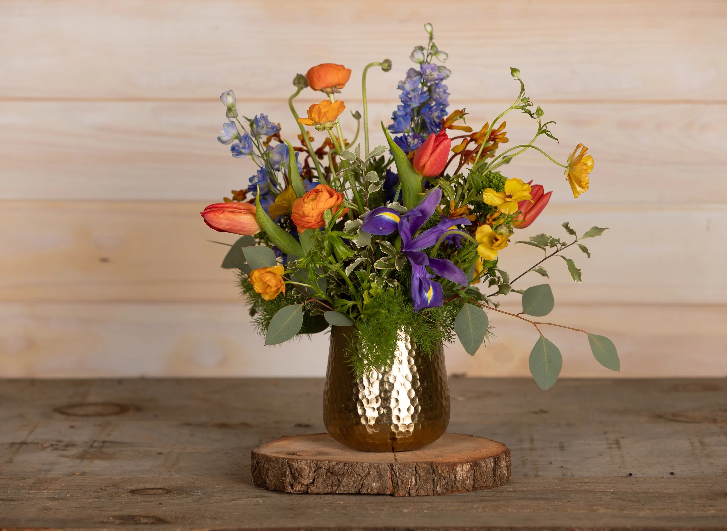 Fresh Flower Compote Arrangement