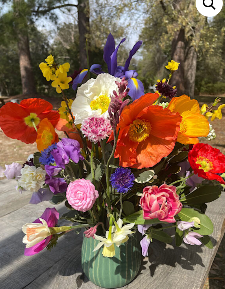 Spring Blooms in a Vase Workshop 4/15