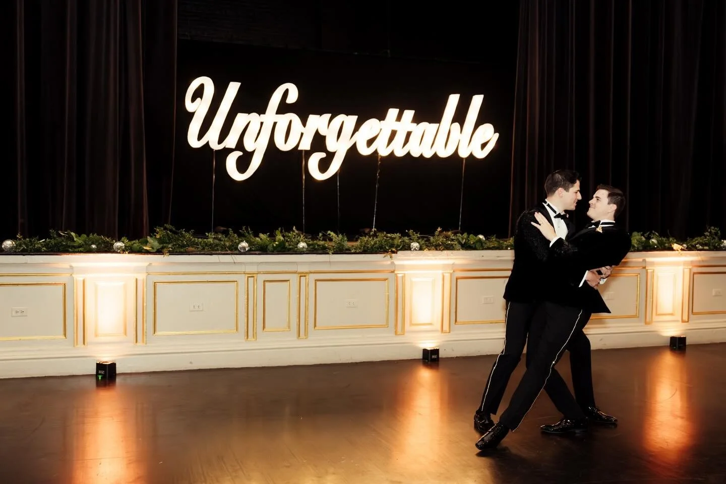 May this type of love &amp; energy find you all in 2026 🤍

Photo: @tatianaariolaphoto 
Video: @adamontoya 
Venue: @harroeastballroom 
DJ: @encoreevents 
Dessert: @donnamariesgfbakery @savoiapastryshoppe
Tux/Decor/Vibes: @justinburr_ &amp; @charliemu