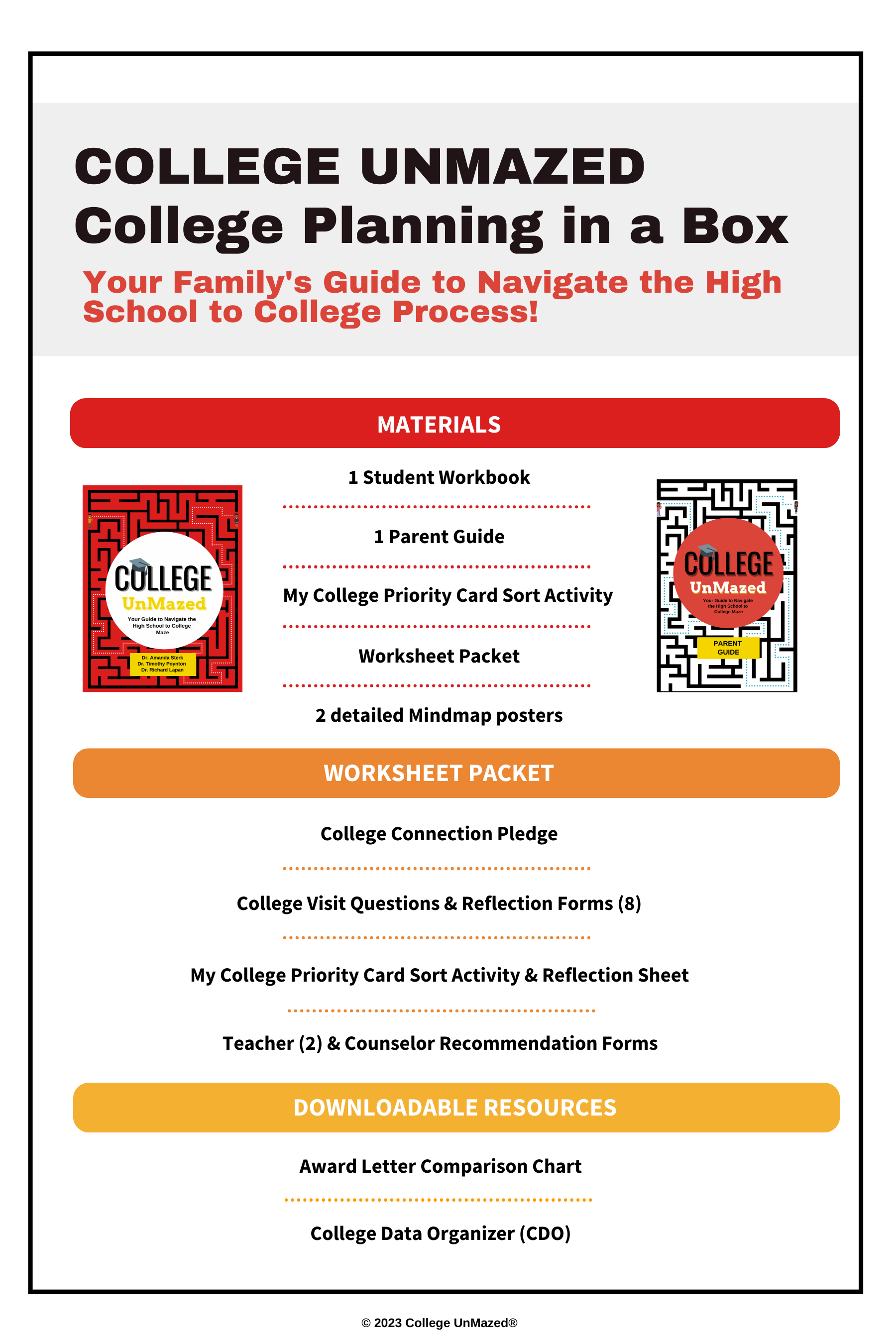 College Planning in a Box