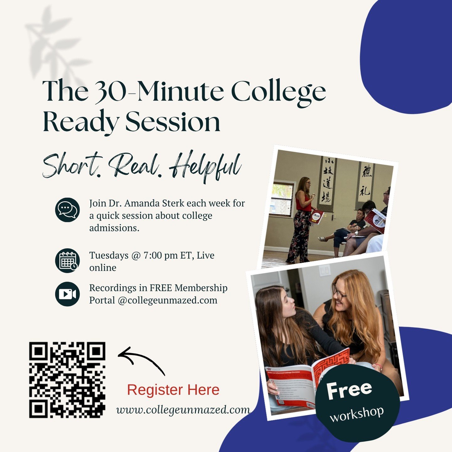 Feeling overwhelmed by the college process? You&rsquo;re not alone.

Between applications, testing, financial aid, and trying to &ldquo;stand out&rdquo;&hellip; it&rsquo;s a lot. And most families are just guessing their way through it.

👉 That&rsqu