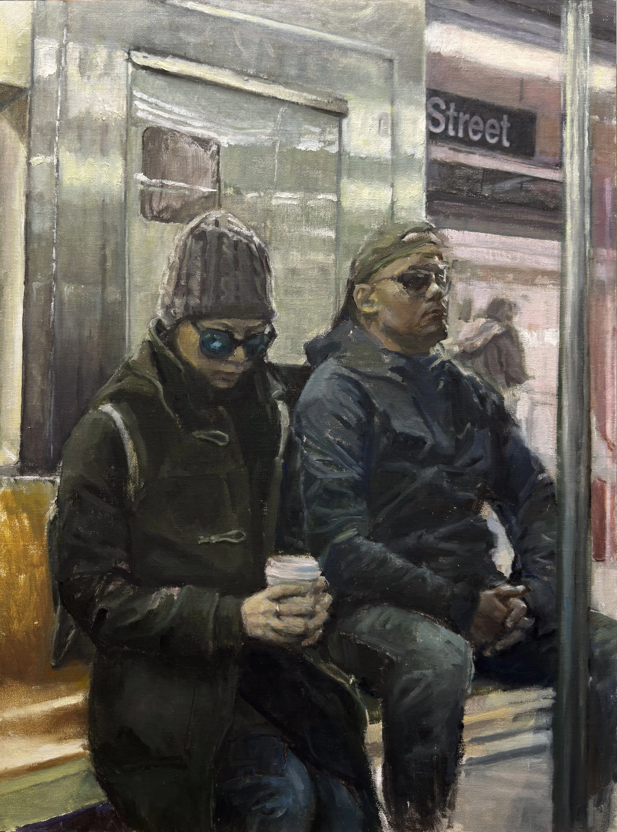 96th St. Riders
18 x 24, oil on canvas panel