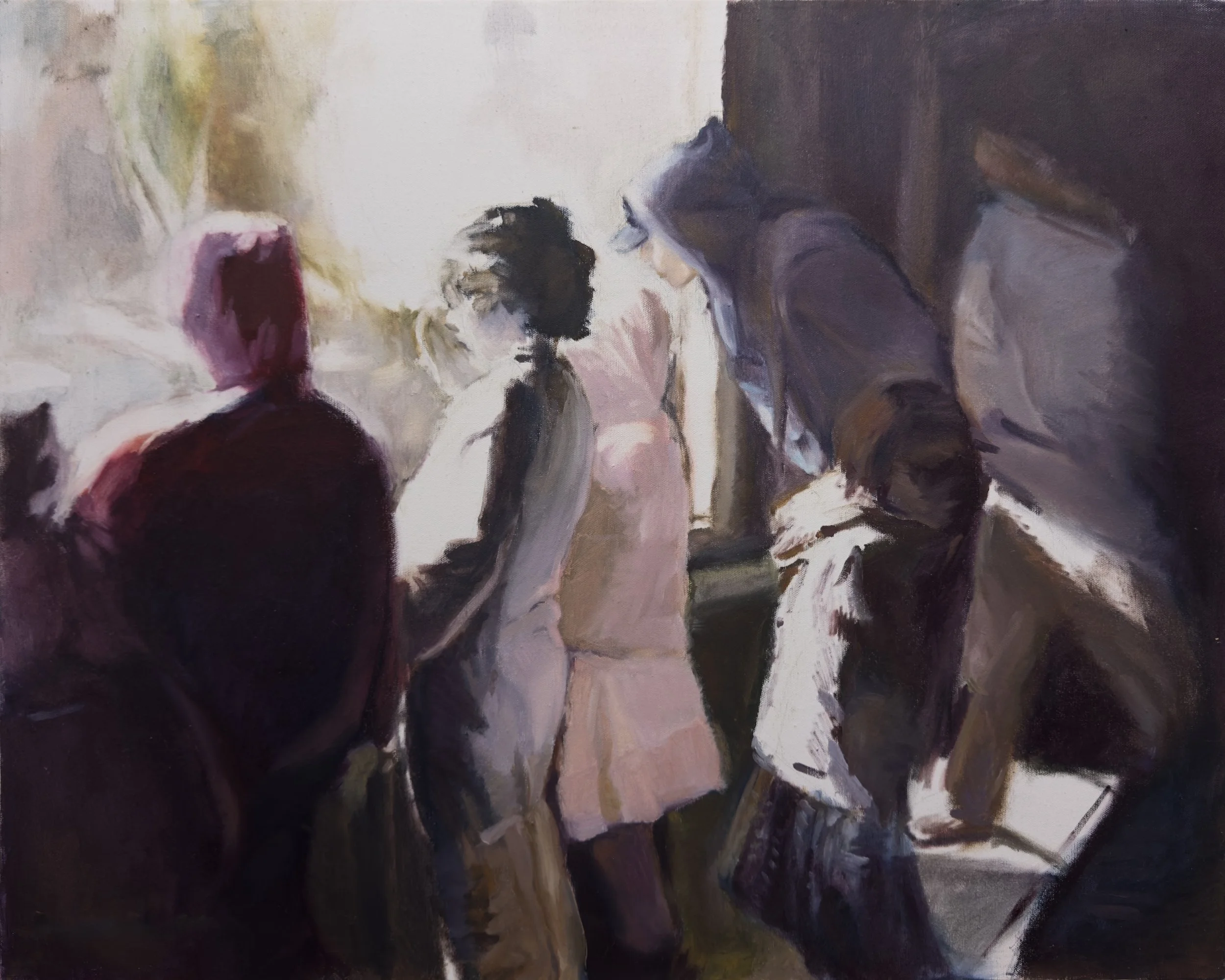 Nocturnal House
oil sketch on canvas