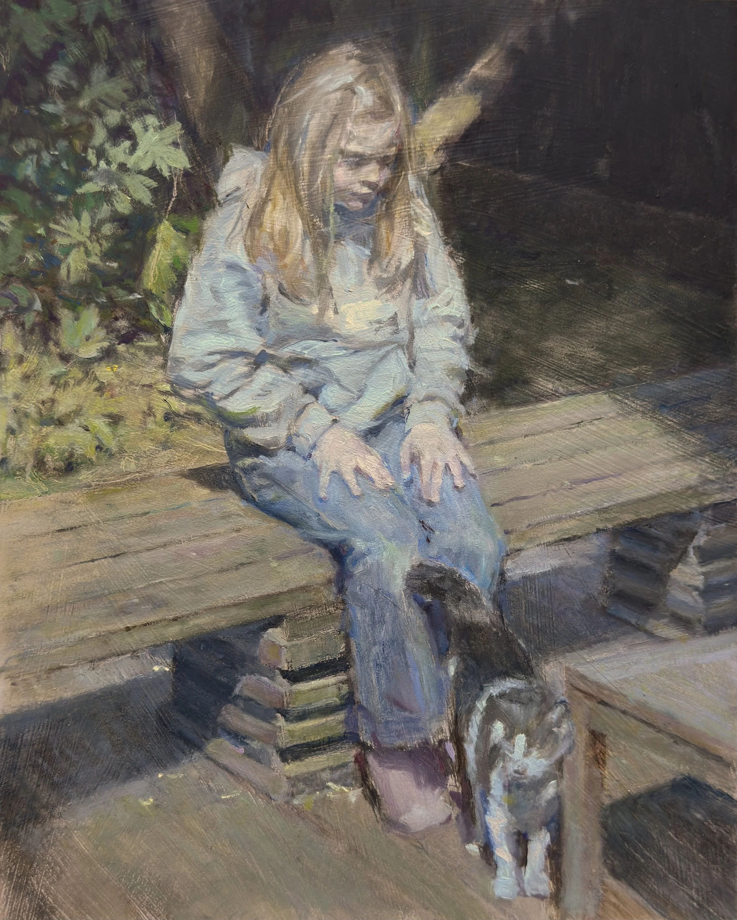 Bud
8 x 10, oil on board