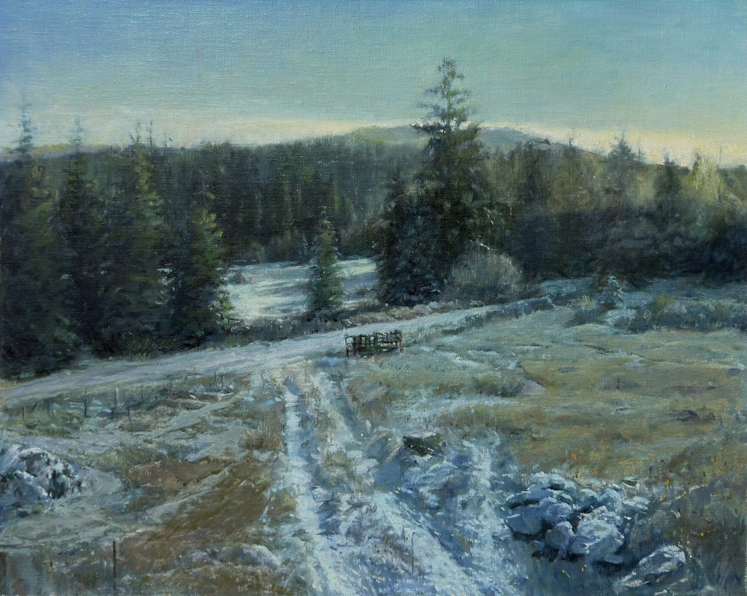 Mountain Road Detour
16 x 20, oil on gator board