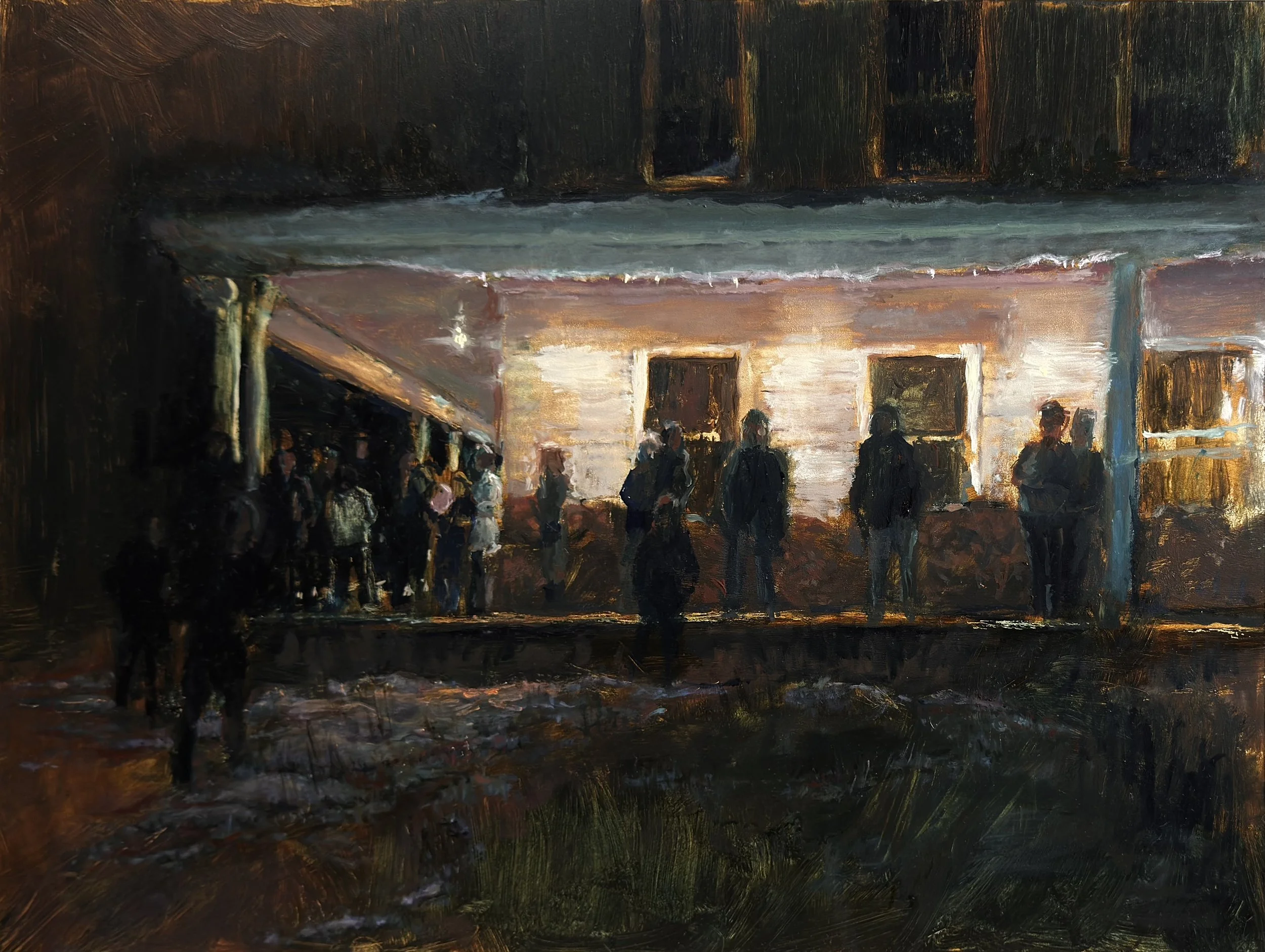 The Arrival
12 x 16,  oil on gessobord