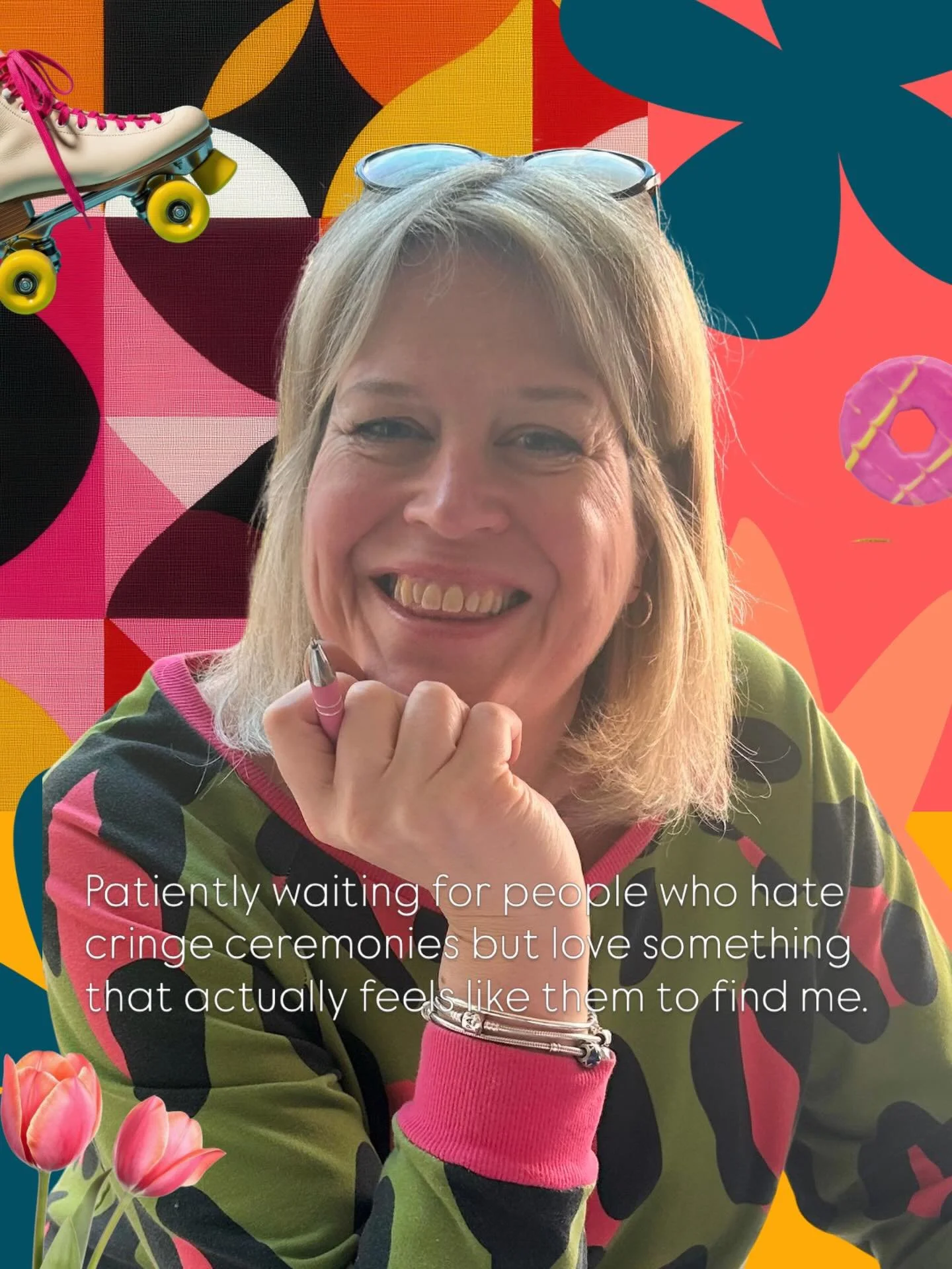 If the idea of standing at the end of the aisle while someone reads something that makes you want to crawl out of your own skin&hellip; yeah, no.

We&rsquo;re not doing that.

We&rsquo;re doing a ceremony that feels like you, sounds like you, and act