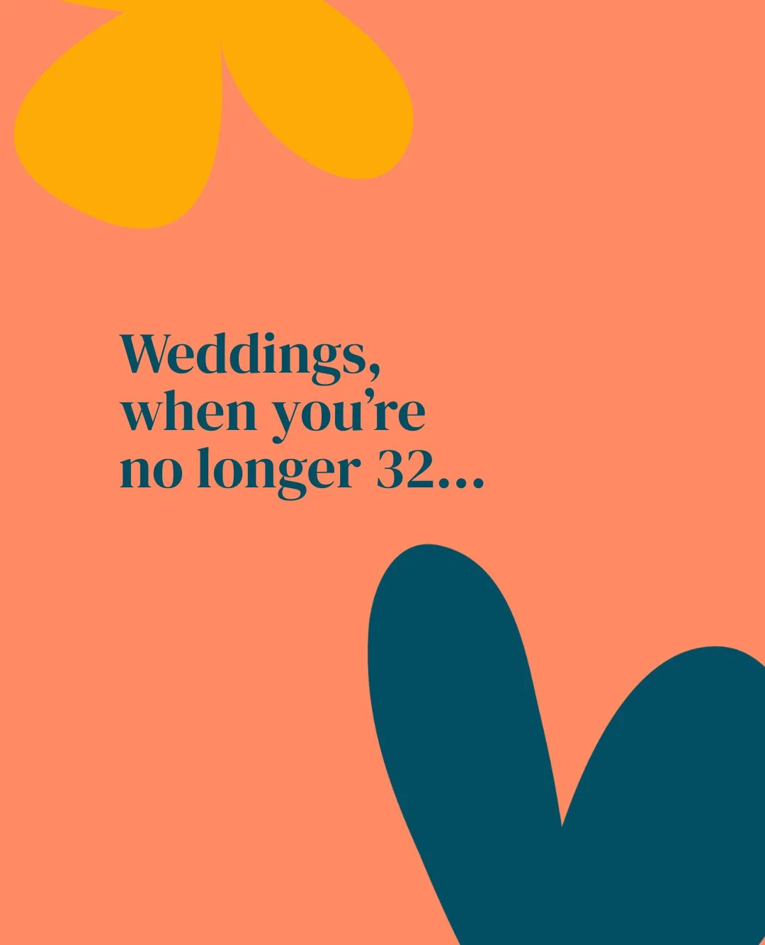 Weddings later in life aren&rsquo;t complicated for the sake of it.⁠
⁠
They&rsquo;re complicated because life is already there.⁠
⁠
People⁠
History⁠
Stuff that didn&rsquo;t go to plan⁠
Stuff that really did⁠
⁠
It's not a blank page.⁠
And it&rsquo;s no