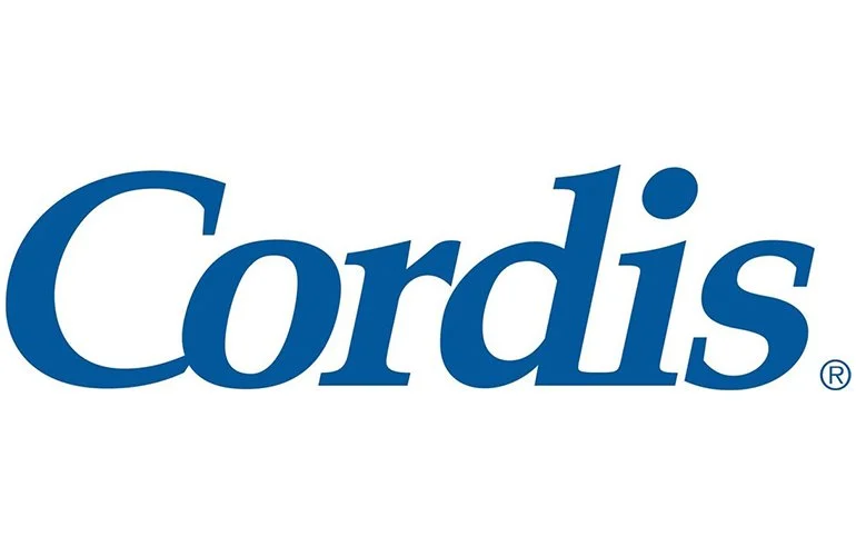 The word 'Cordis' in large blue letters on a white background.