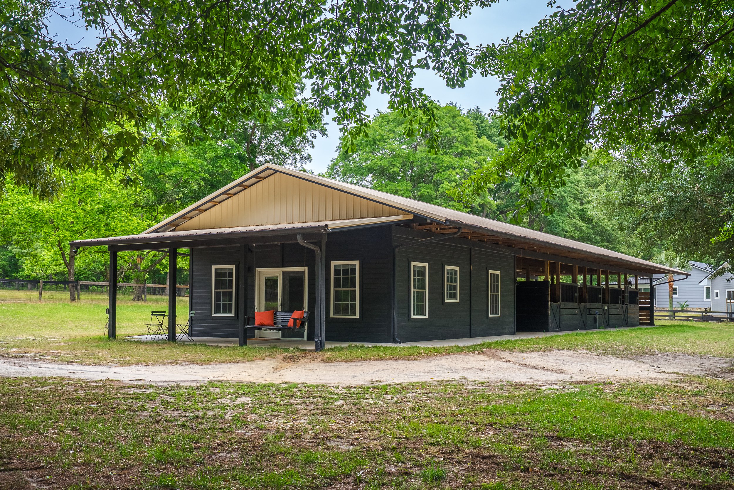 Quiet, private space with pasture and forest views.