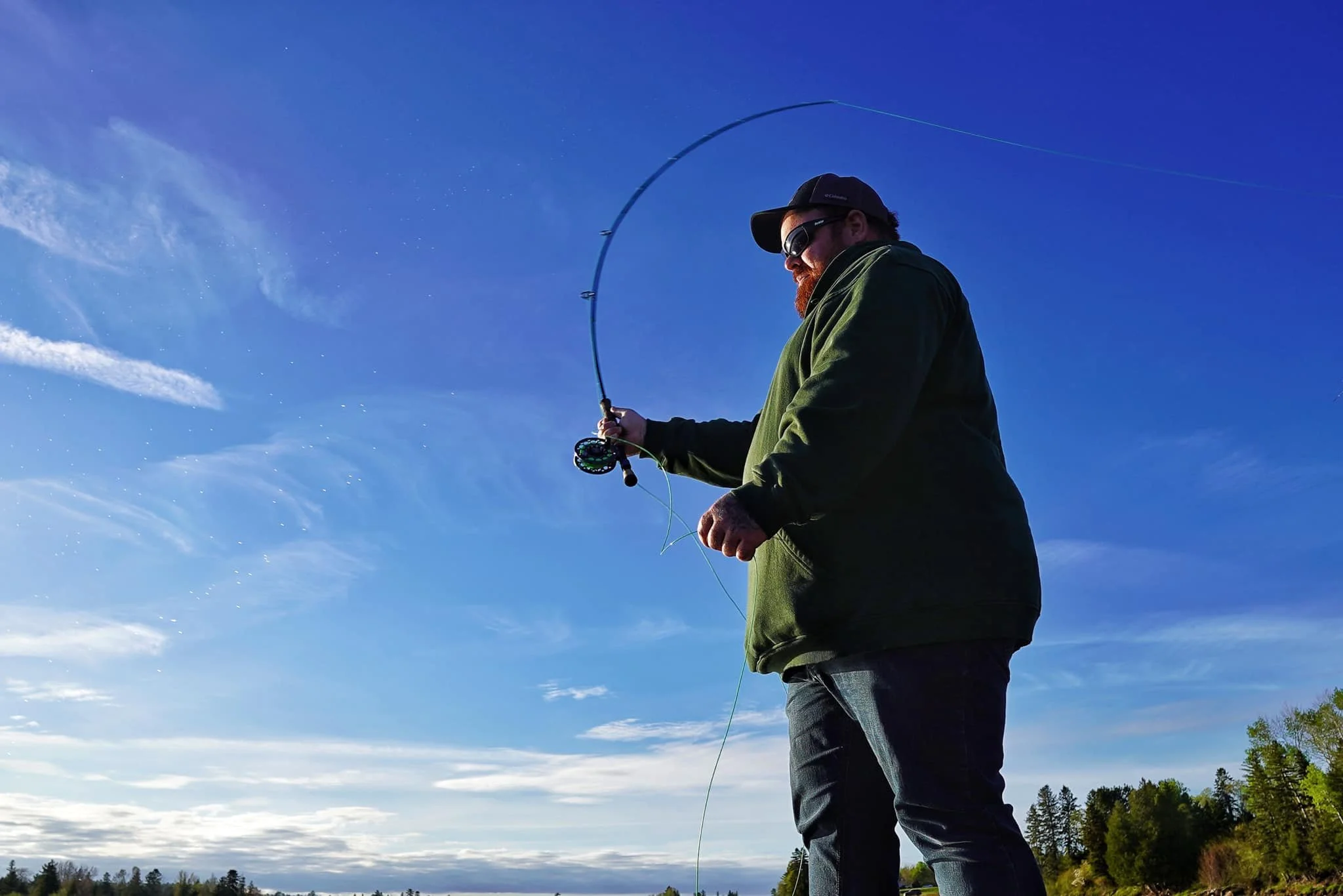 Fly guide tours on Miramichi River for striper
