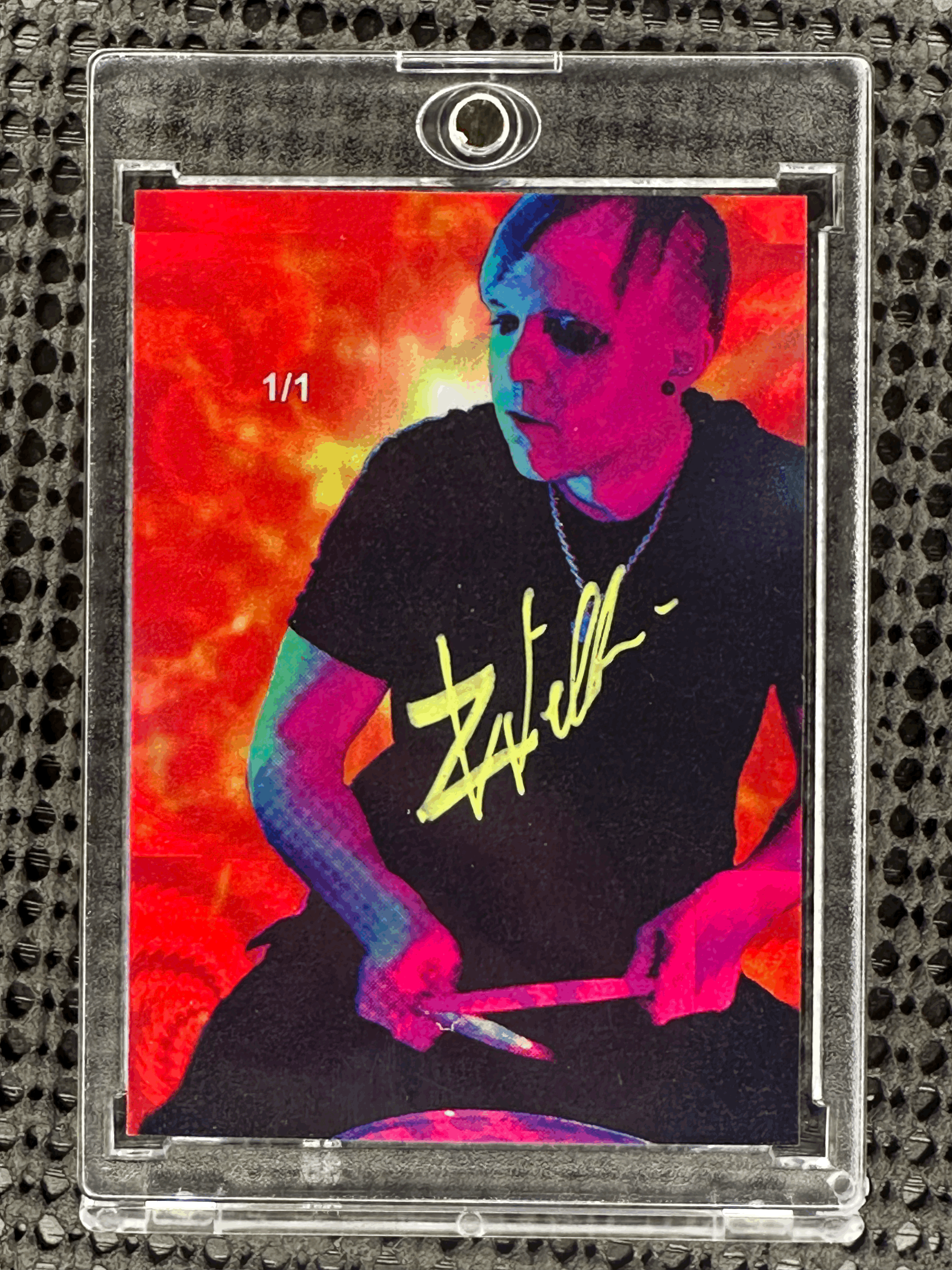 Zach Drums Signed Foil Card 1/1