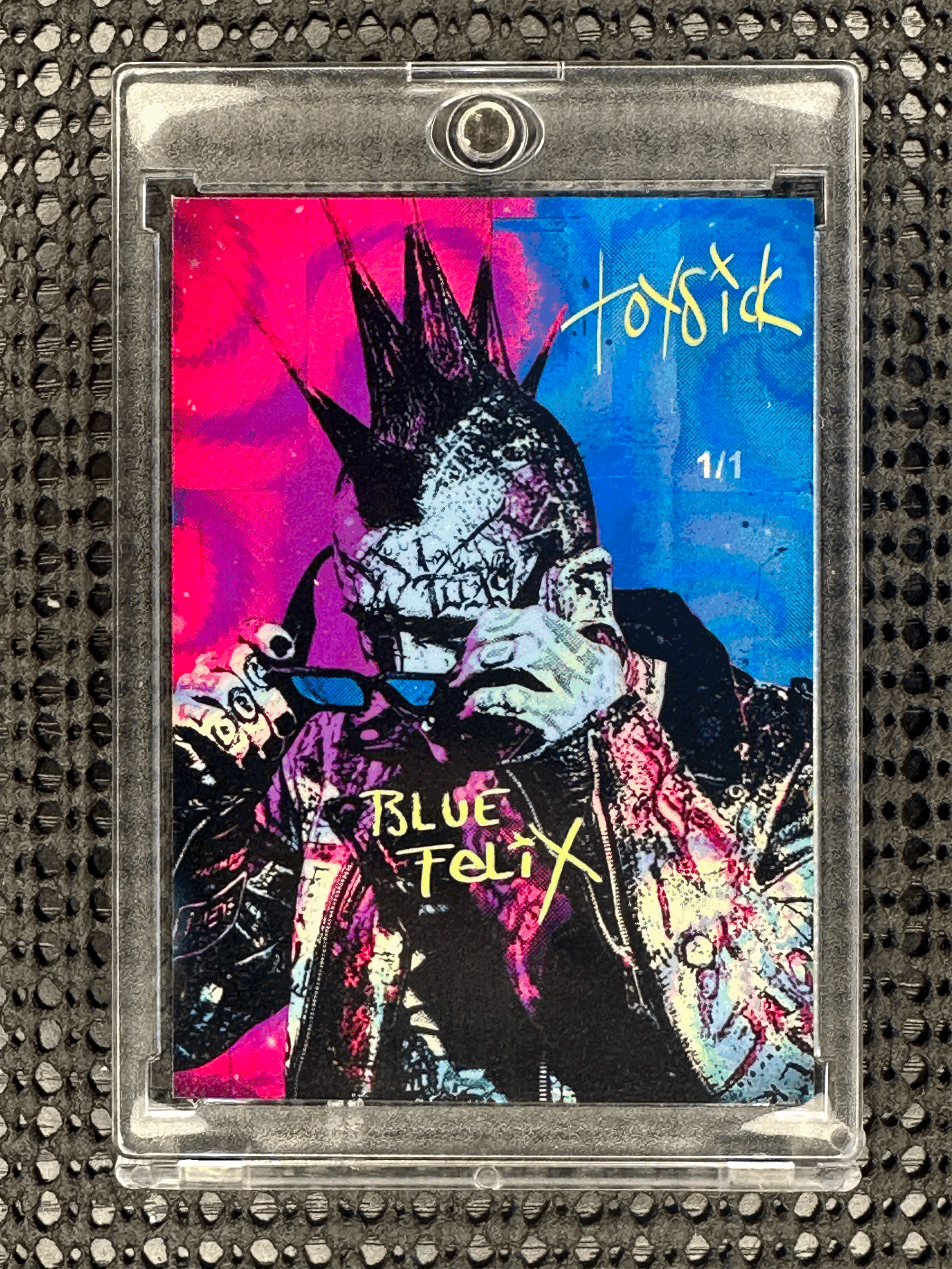 Toxsick Leather Jacket Signed Foil Card 1/1